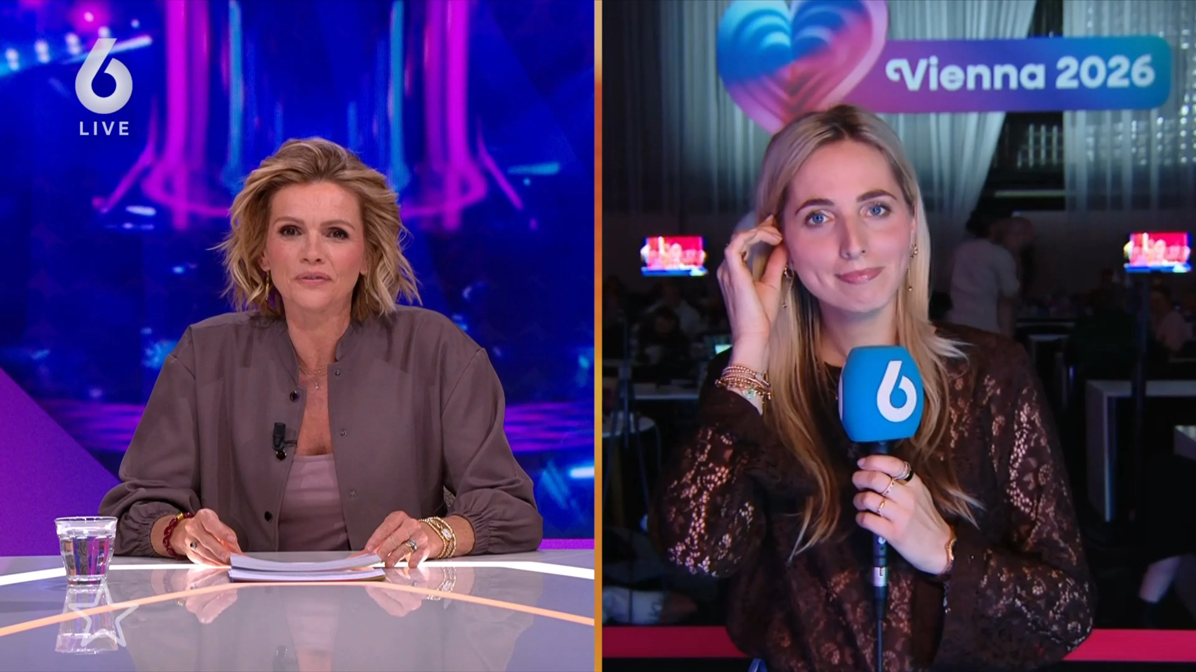 Eline de Ruig over backstage repetities bij het Songfestival