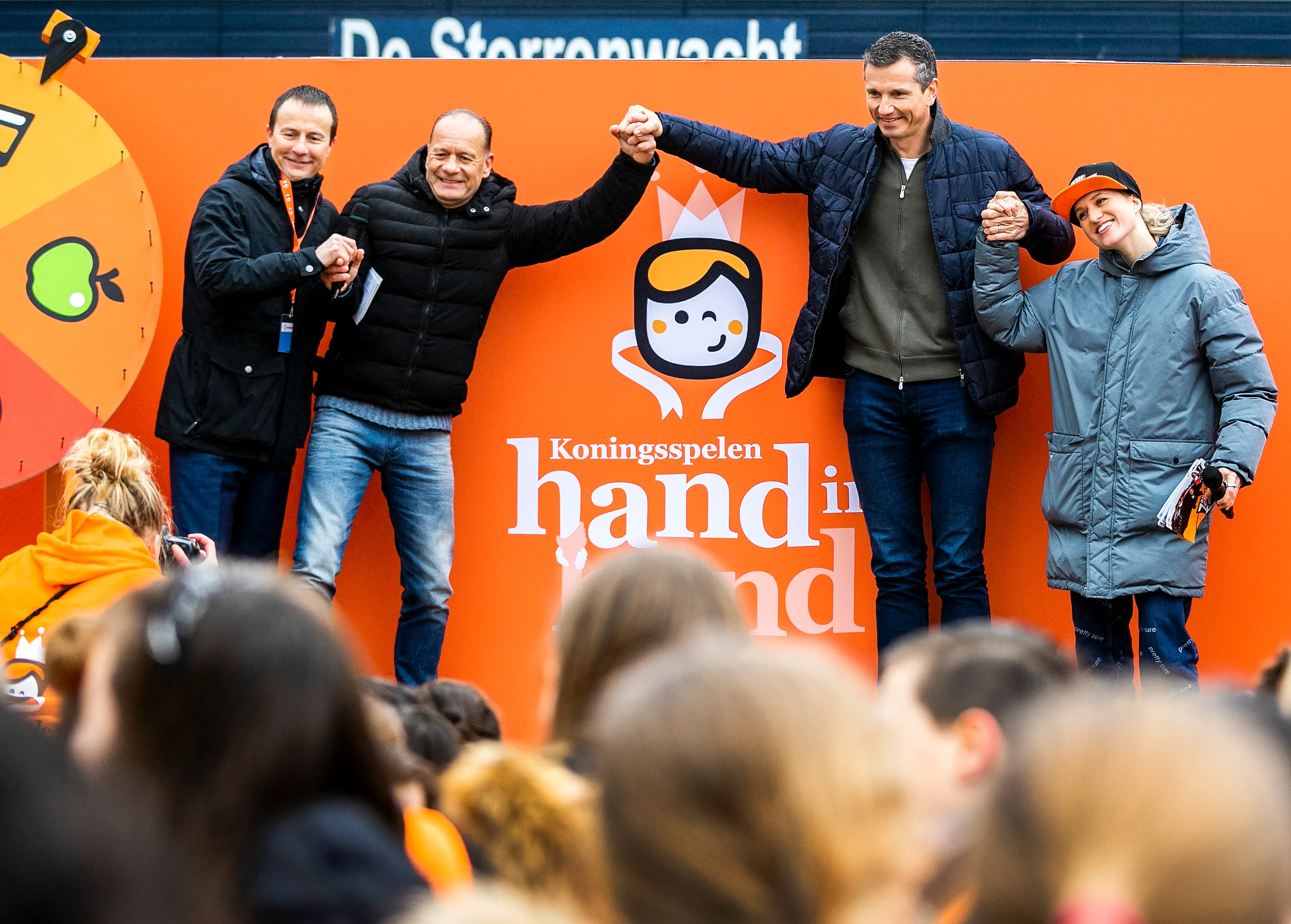 'Hand in hand' tijdens de koningsspelen