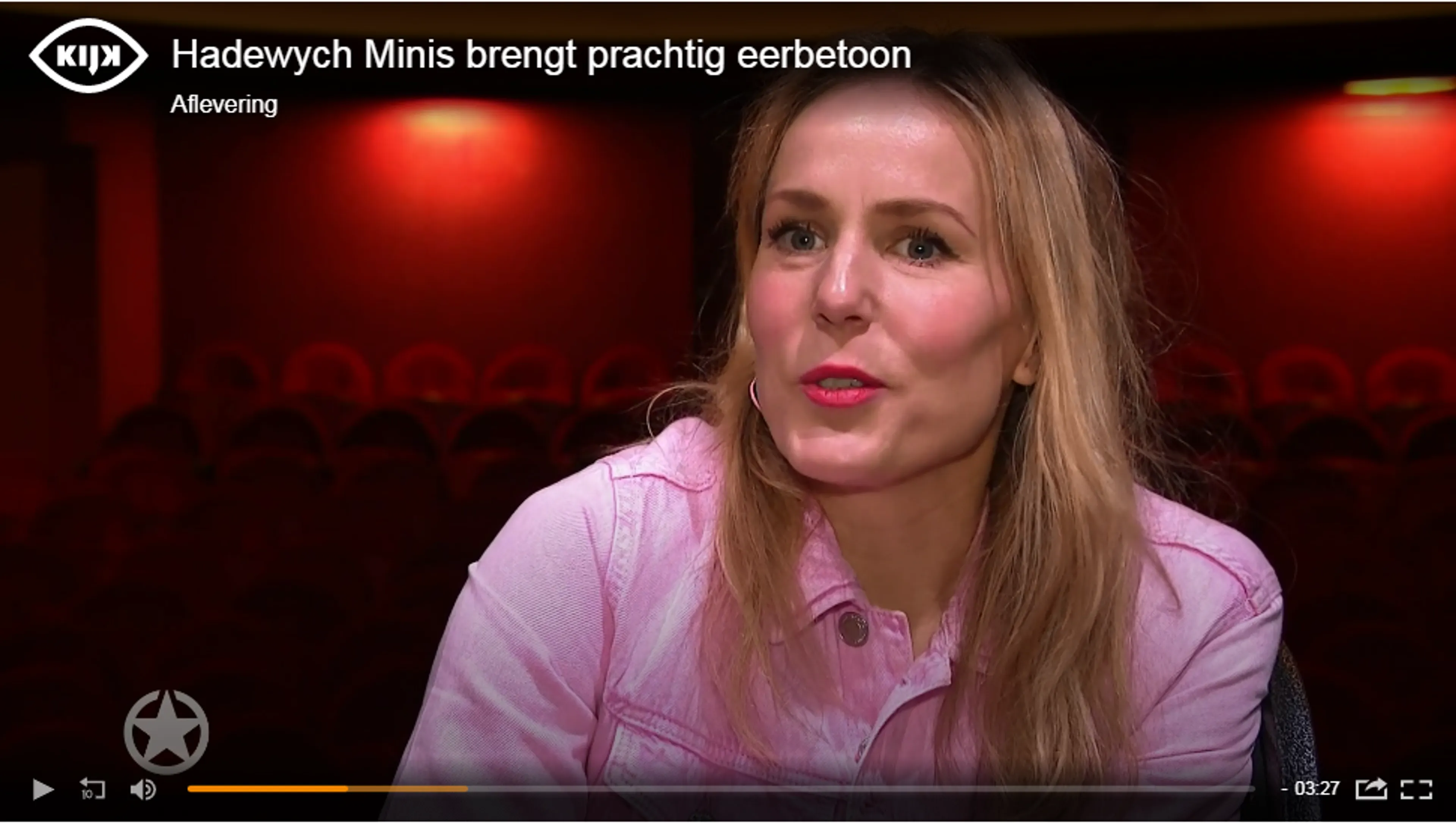 Hadewych Minis brengt prachtig eerbetoon