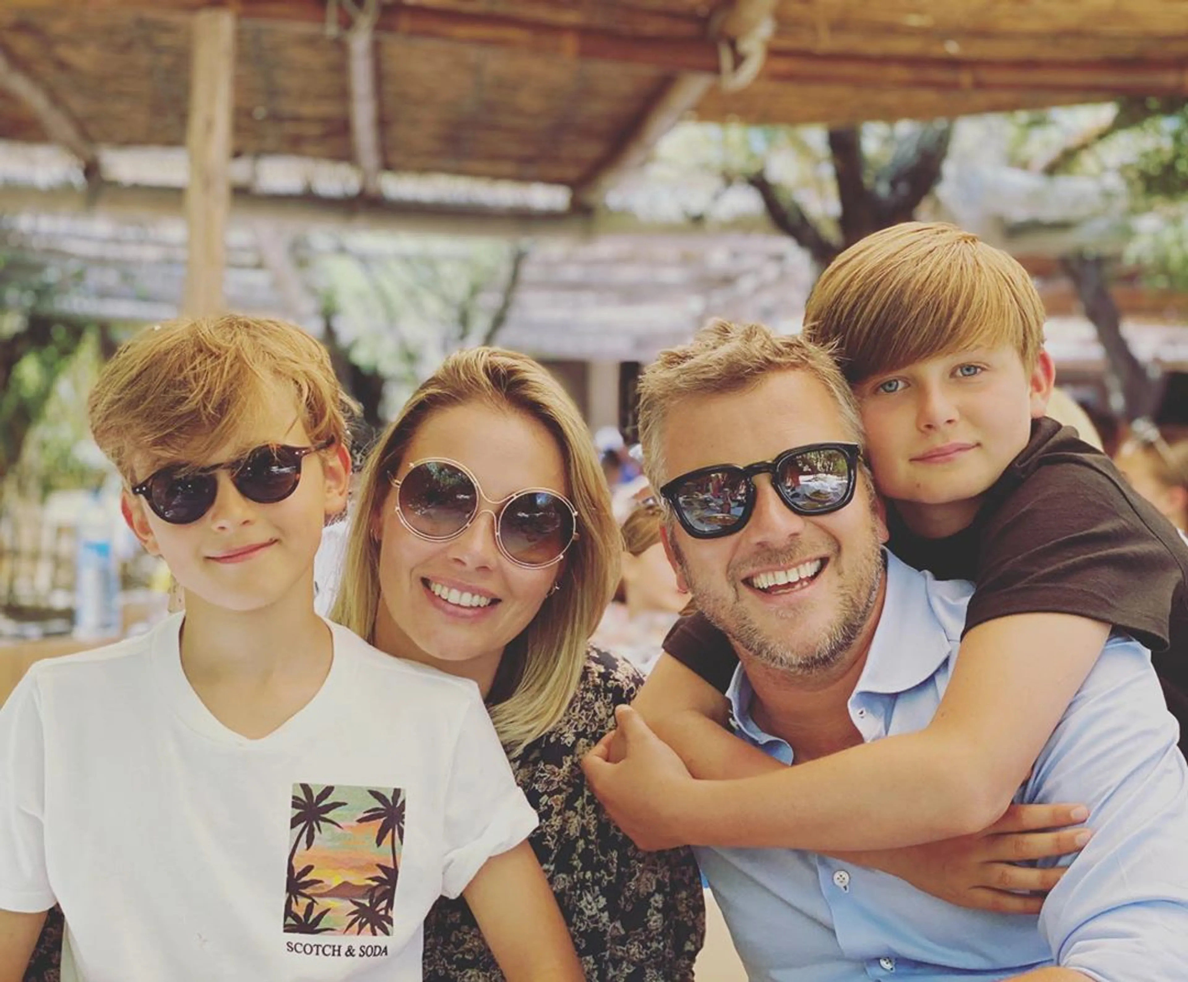 Winston en Renate Gerschtanowitz hebben grootste lol op vakantie