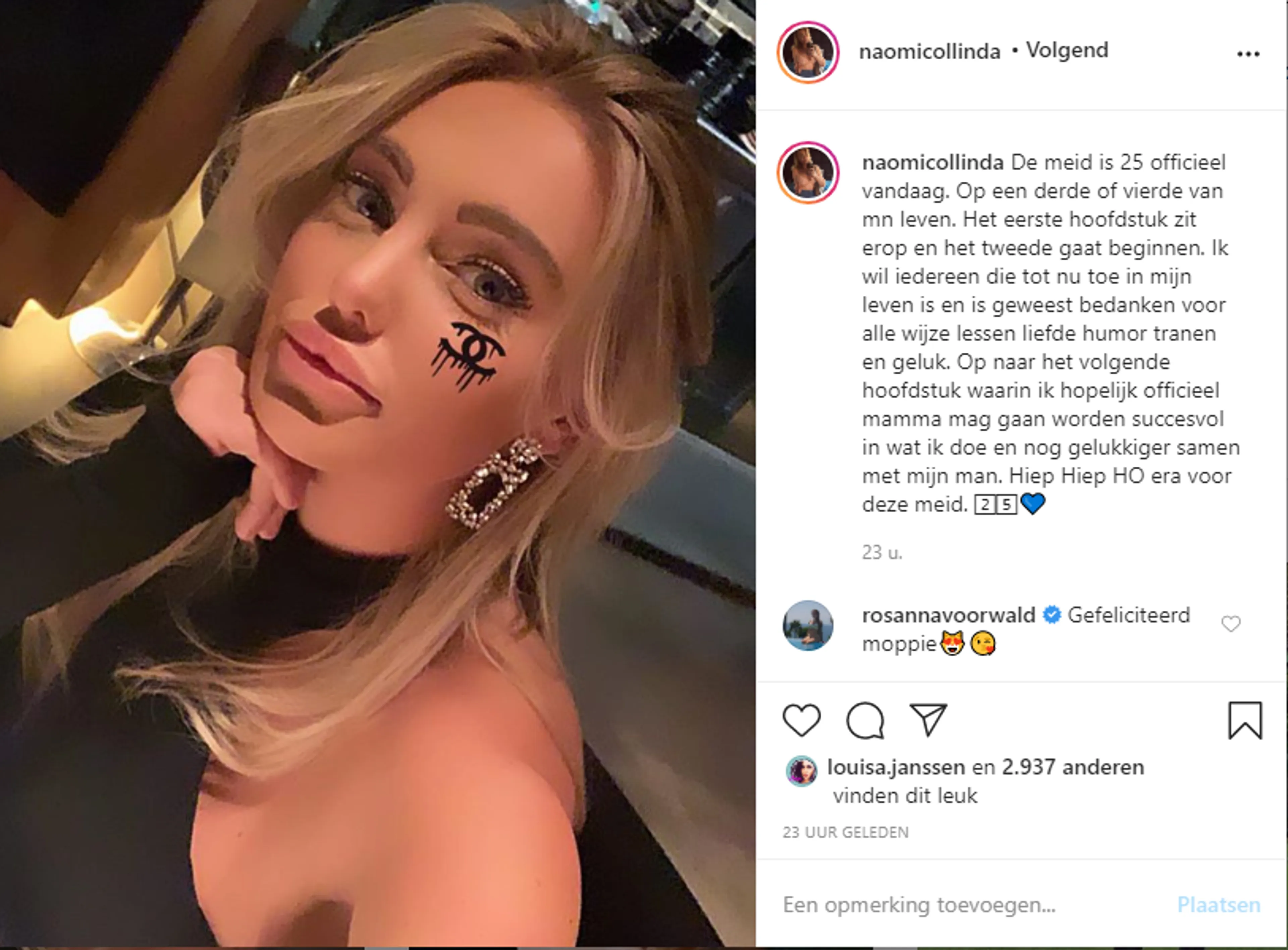 Nieuw hoofdstuk voor Naomi: officieel mama worden