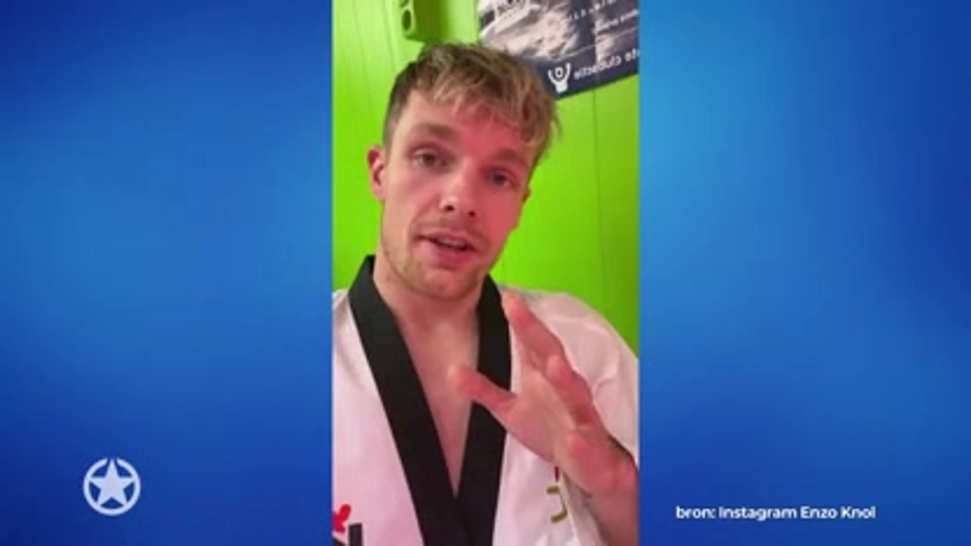 Enzo Knol in ziekenhuis