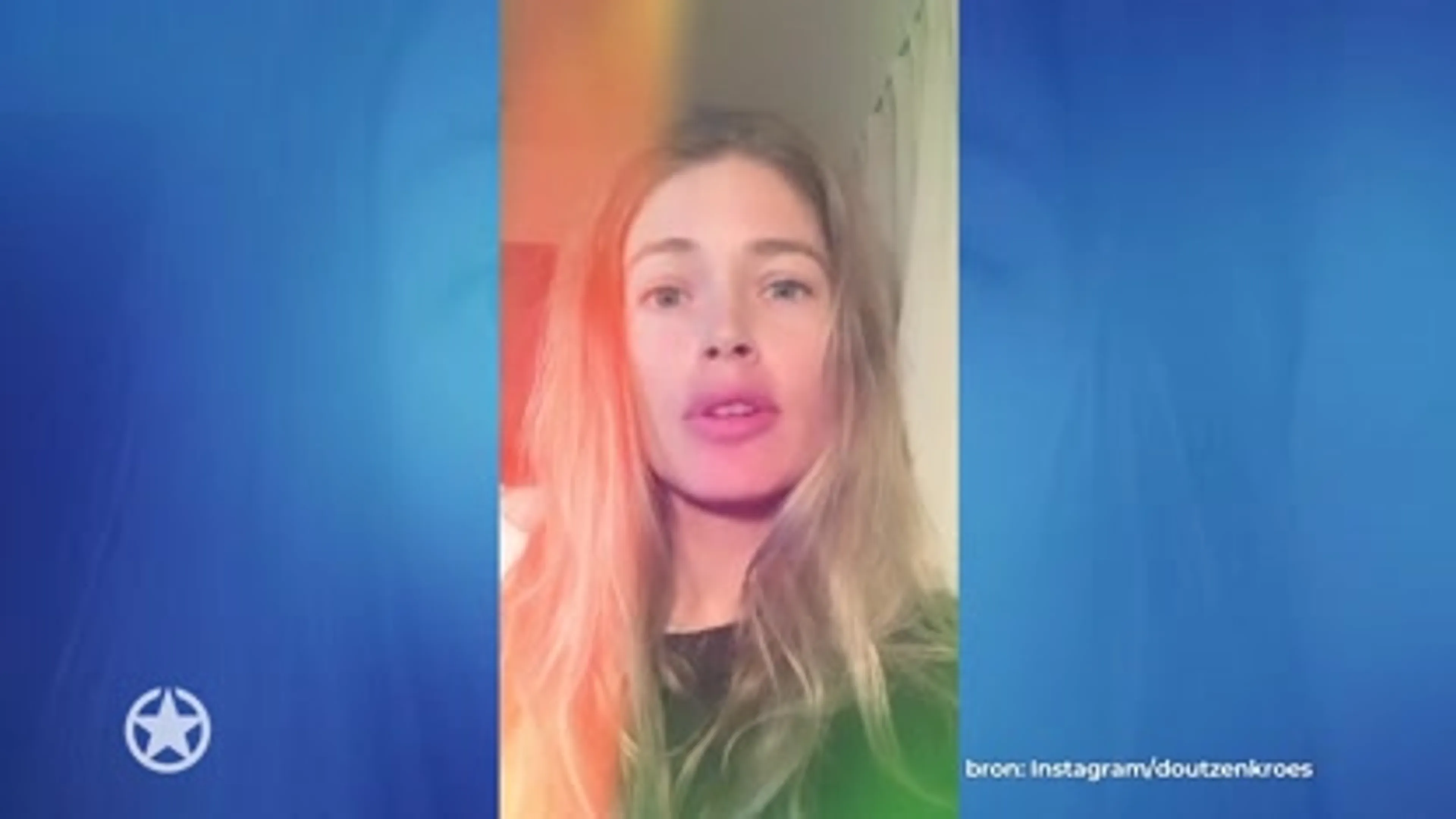Doutzen Kroes flink door het stof