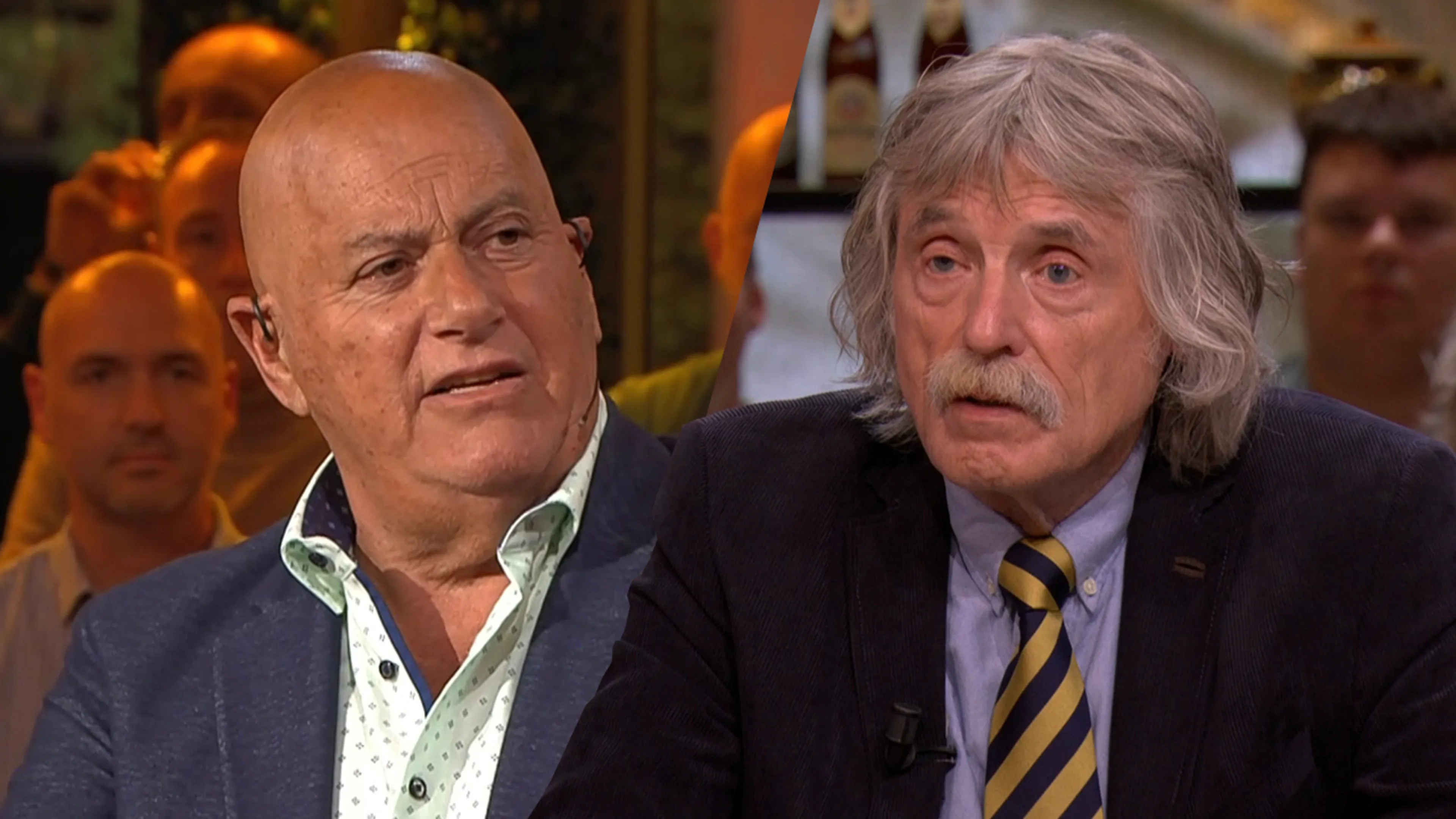 Johan Derksen keert zich tegen Jack van Gelder: 'Bek houden'