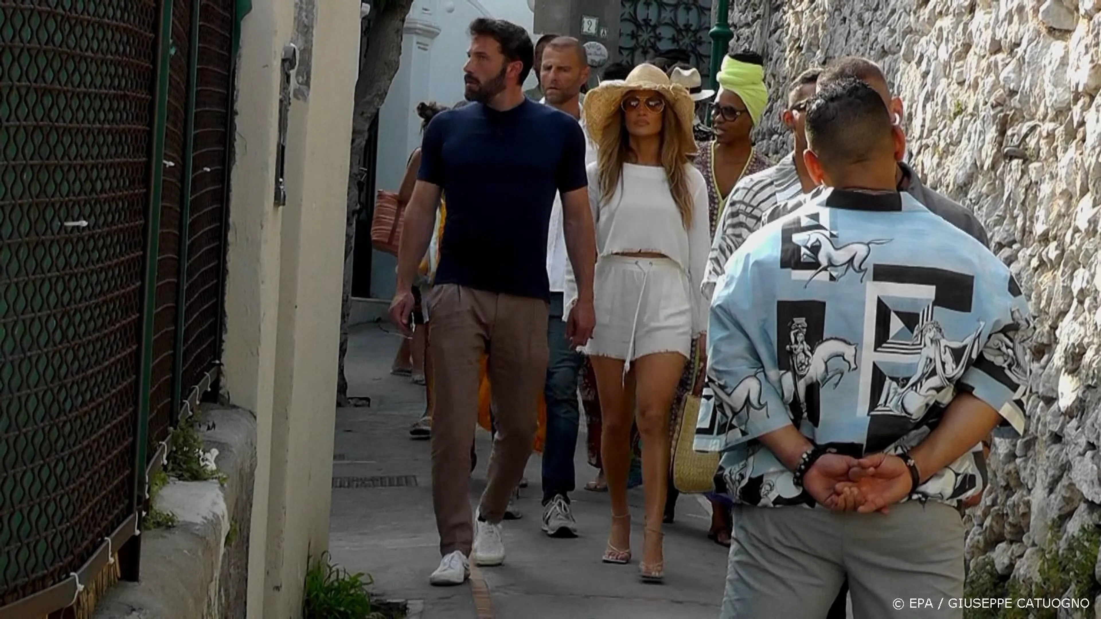 'Bennifer' na Europese vakantie nu gespot in Beverly Hills