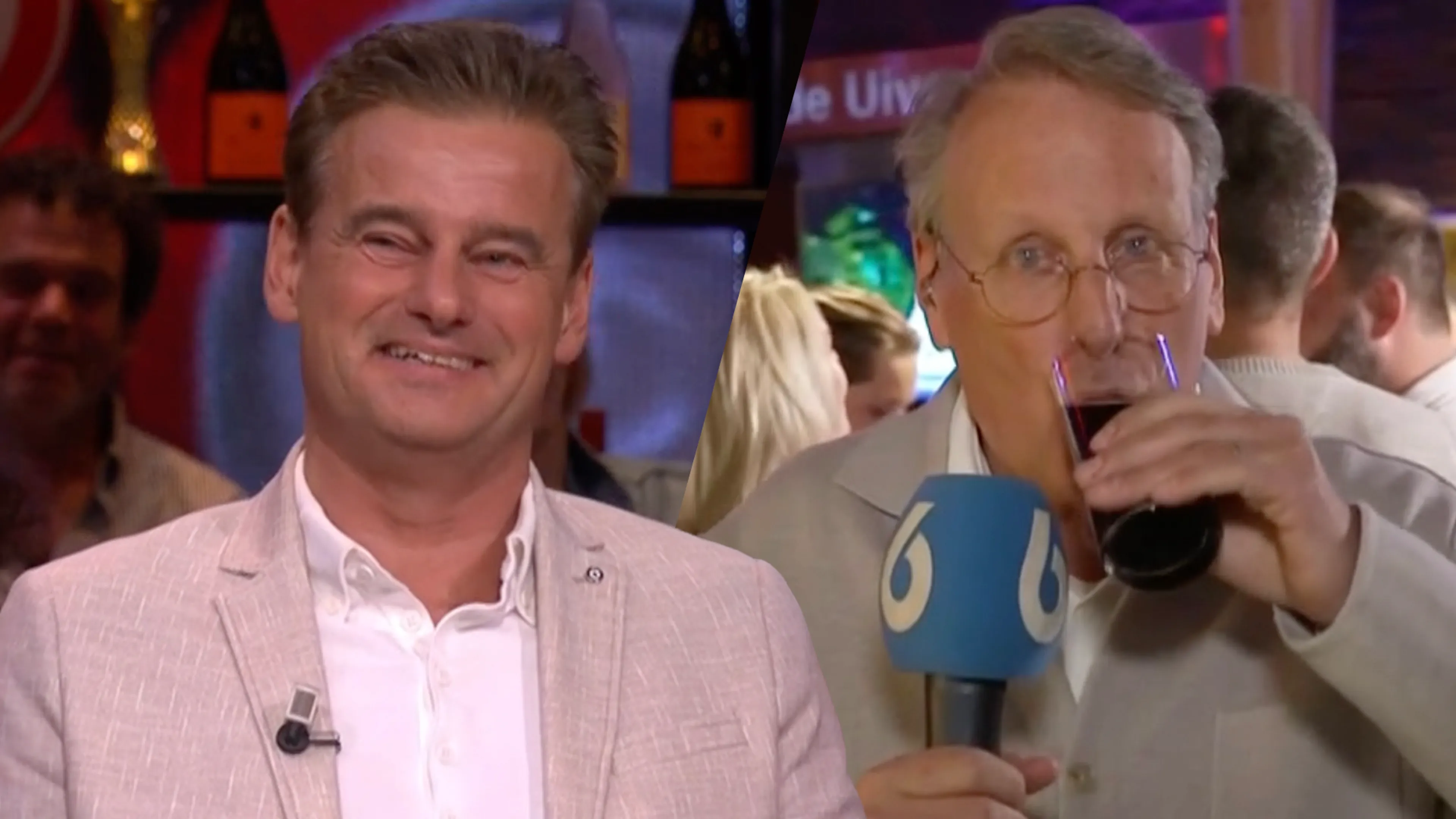 Vandaag Inside-tafel ligt dubbel om 'dronken' Chris Woerts