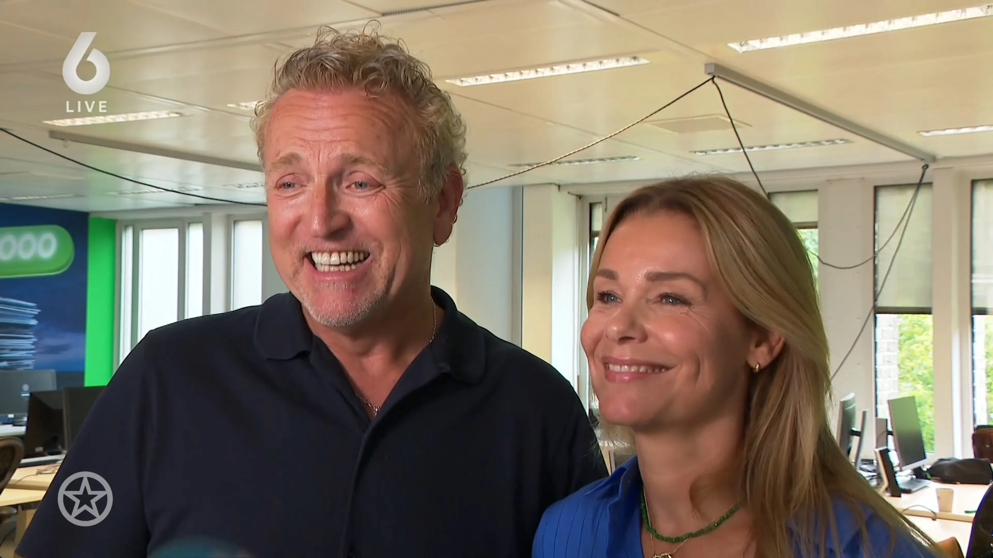 Gordon en Froukje hebben hun eerste radio-uitzending achter de rug