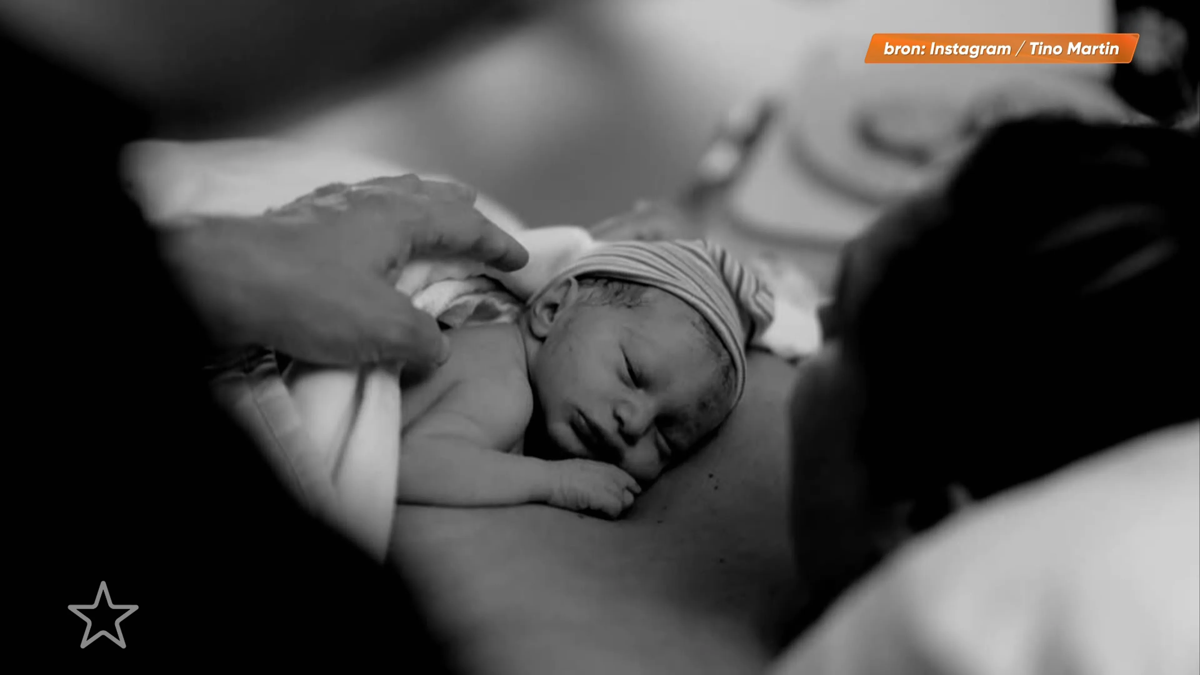 Tino Martin dolblij met baby Jones: 'Hebben veel geluk'