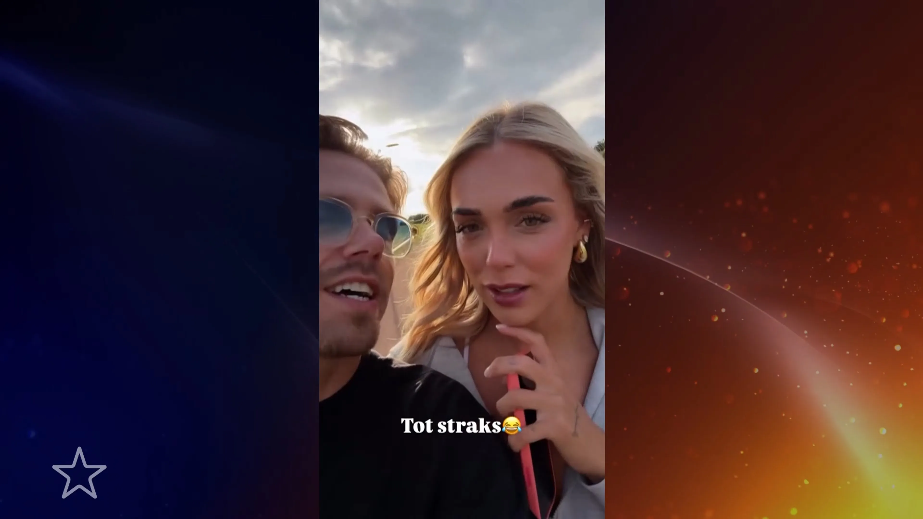 André Hazes en Noa Braaf krijgen klapband vlak voor vakantie