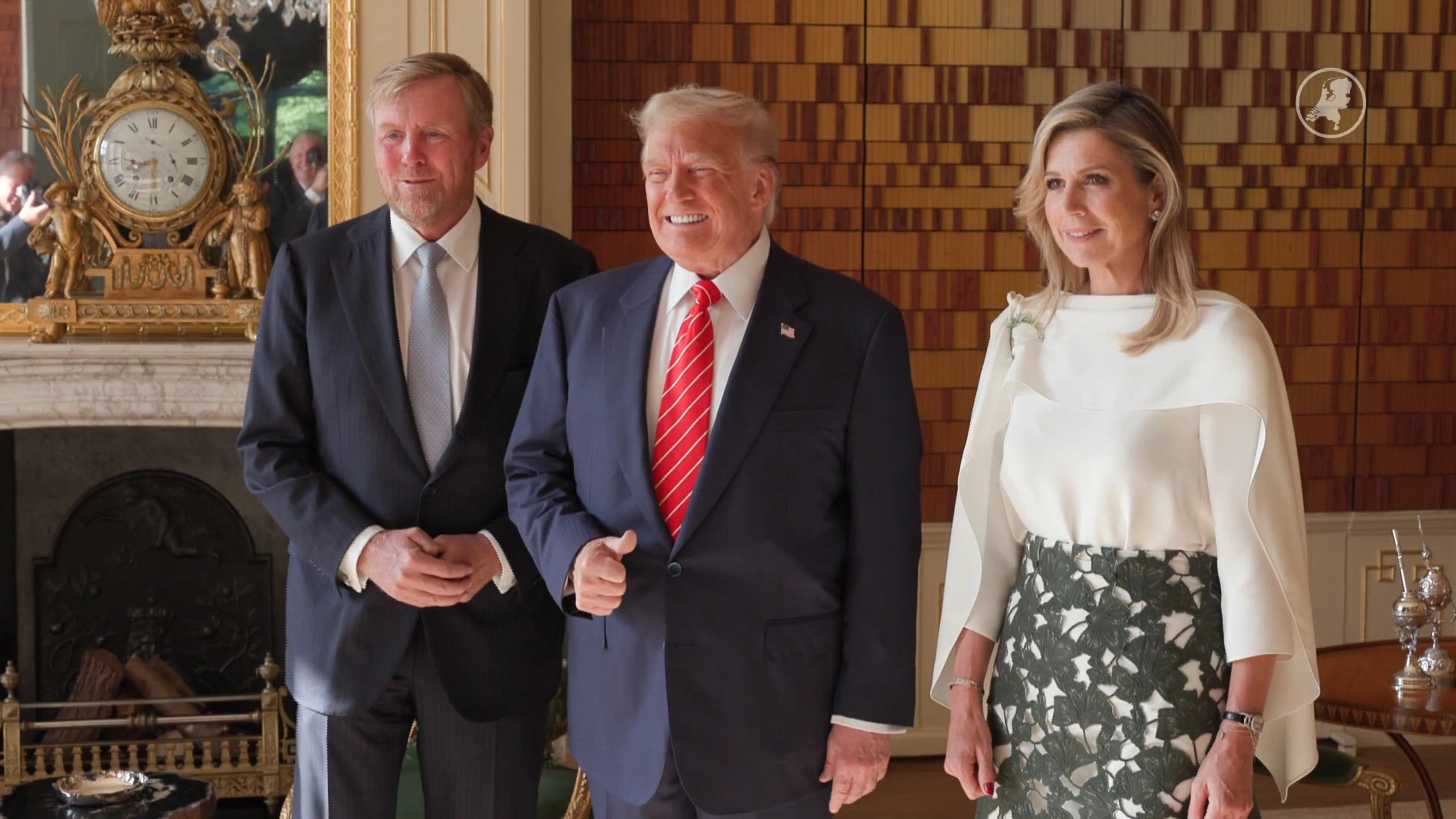 Trump: geweldig geslapen bij koningspaar (Hart van Nederland)