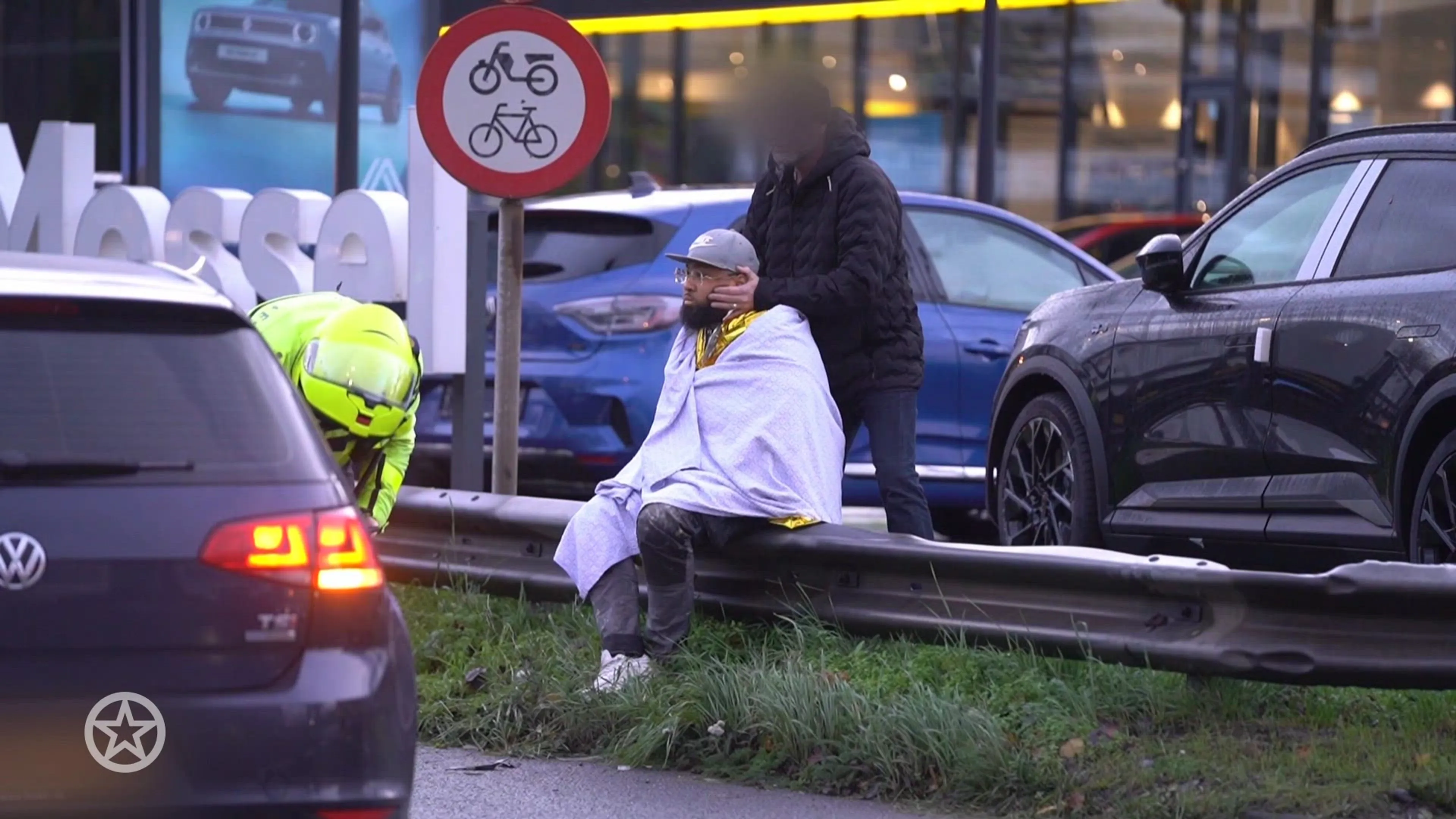 Een huis vol-Papa Jay betrokken bij heftig verkeersongeluk