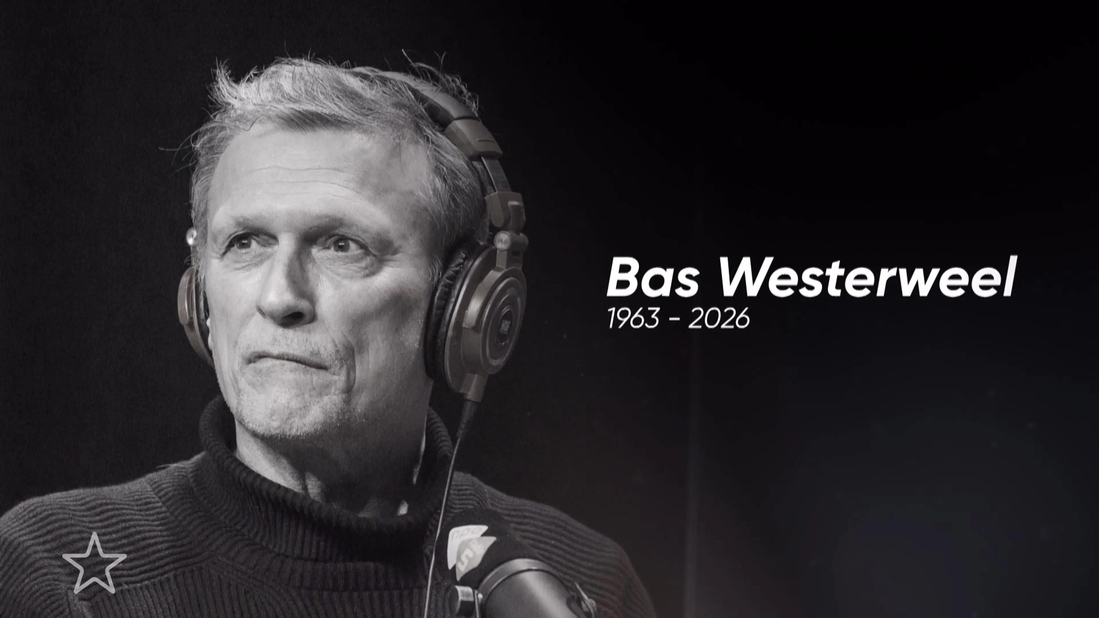 Presentator Bas Westerweel (62) overleden
