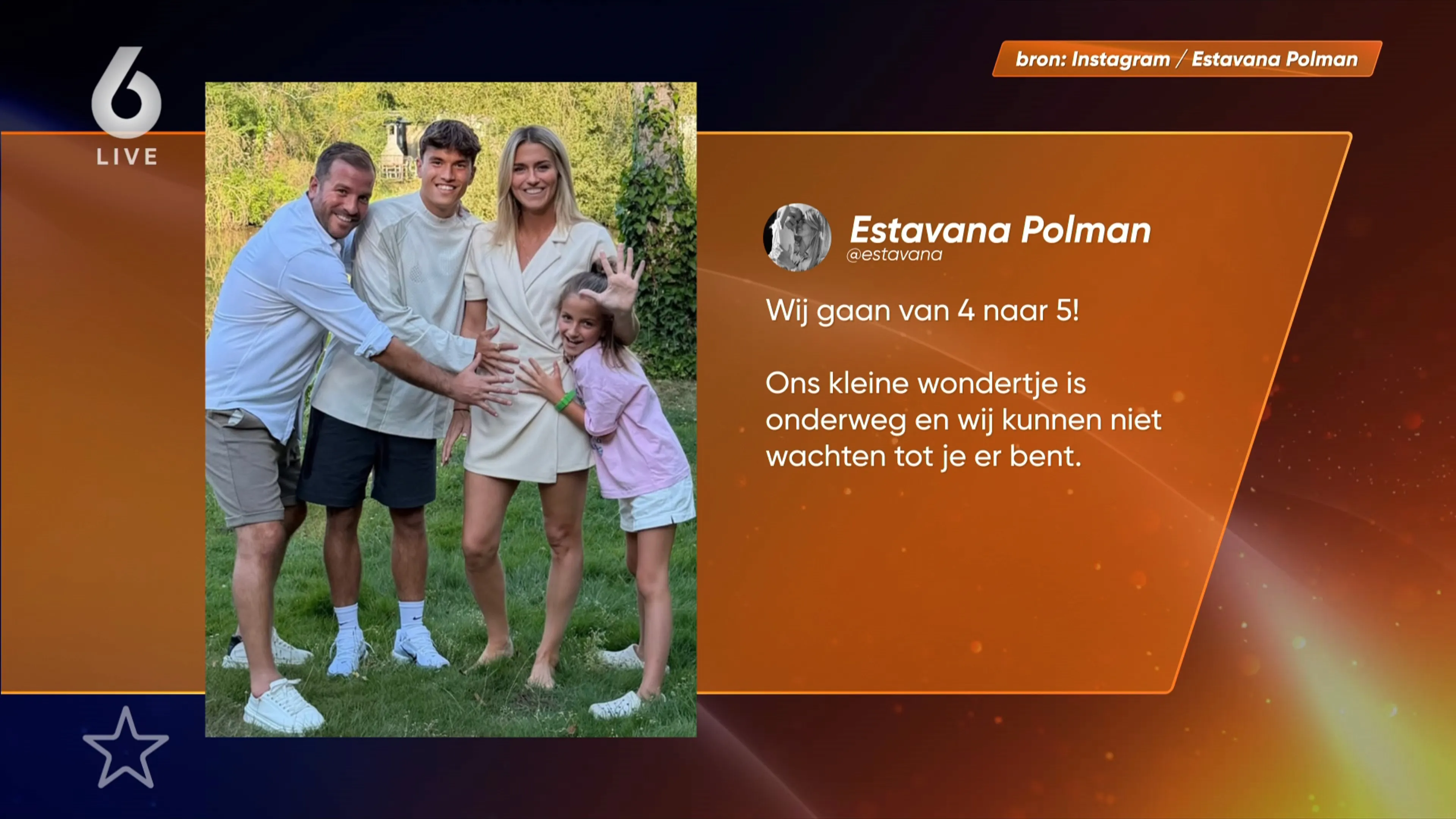 Estavana Polman en Rafael van der Vaart verwachten tweede kindje samen