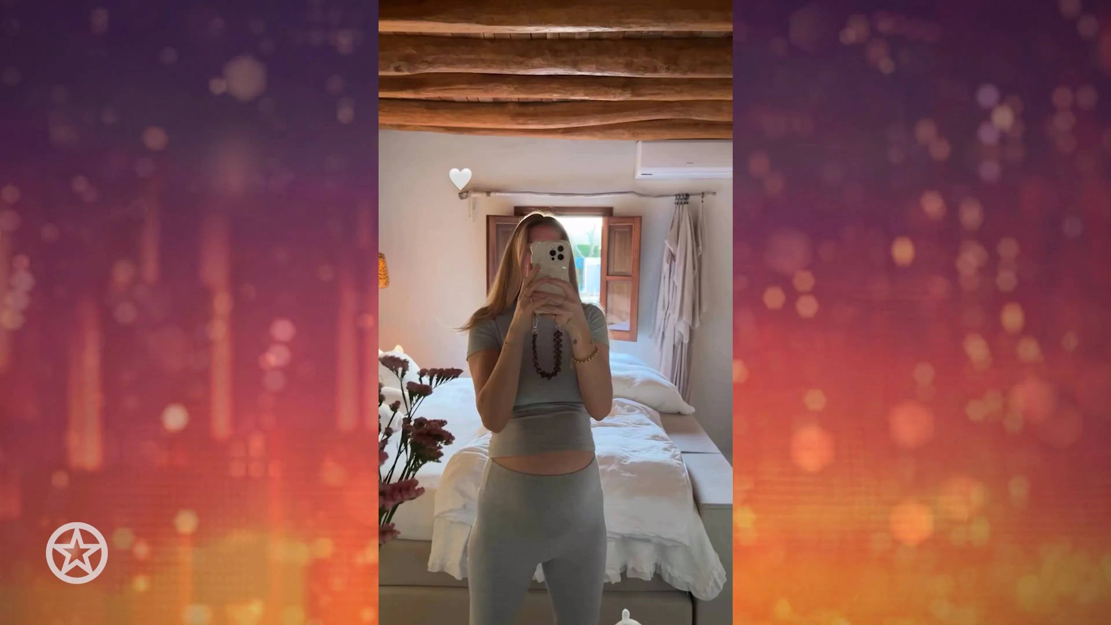 Jessie Jazz Vuijk showt babybuik