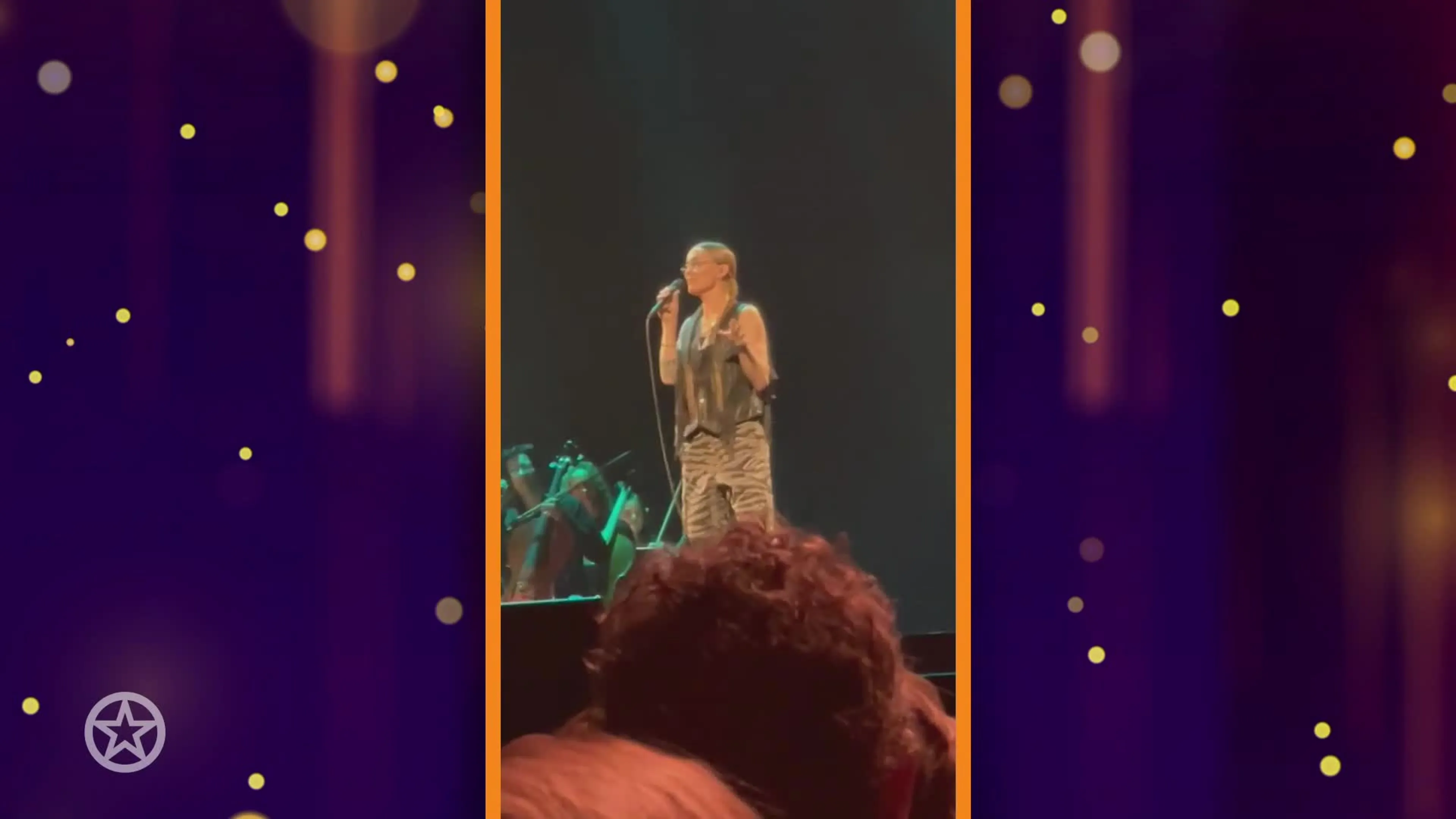 Anouk tijdens optreden over tijd vol relletjes