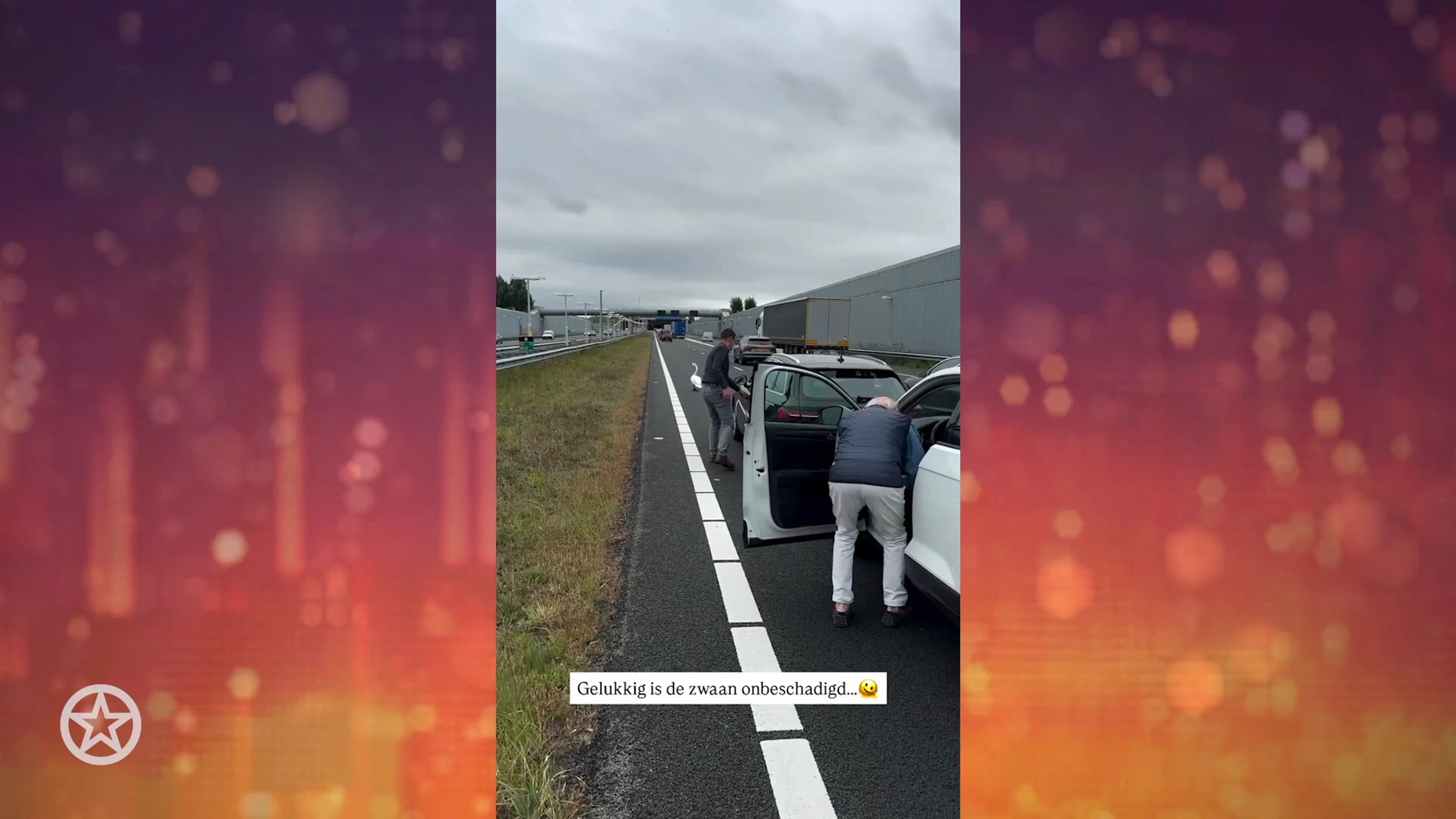 Vincent Visser doet verslag van auto-ongeluk