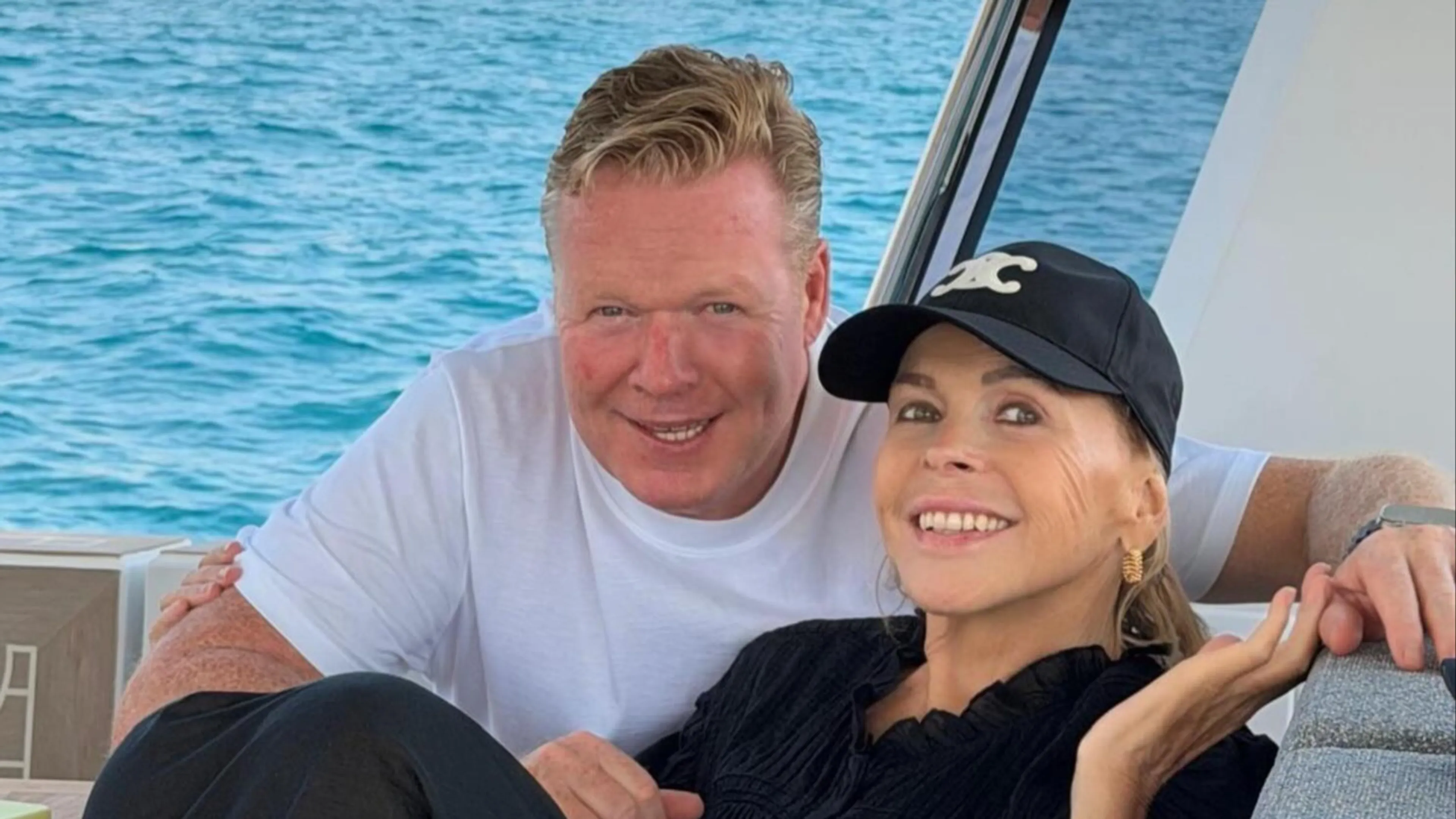Ronald Koeman en Bartina genieten van vakantie na intensieve WK-periode