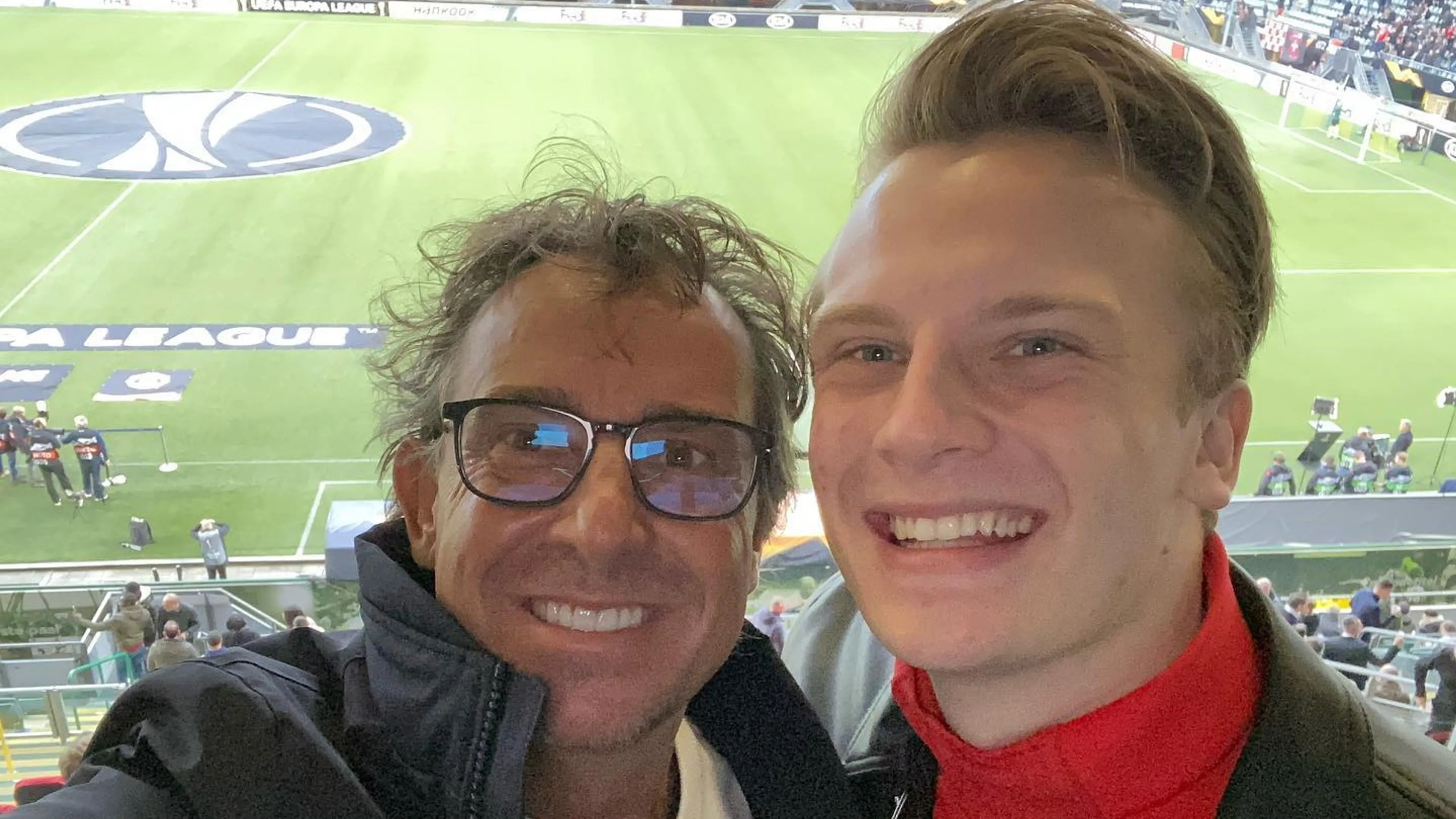 ZIEN: Luca Borsato met een doodenge look