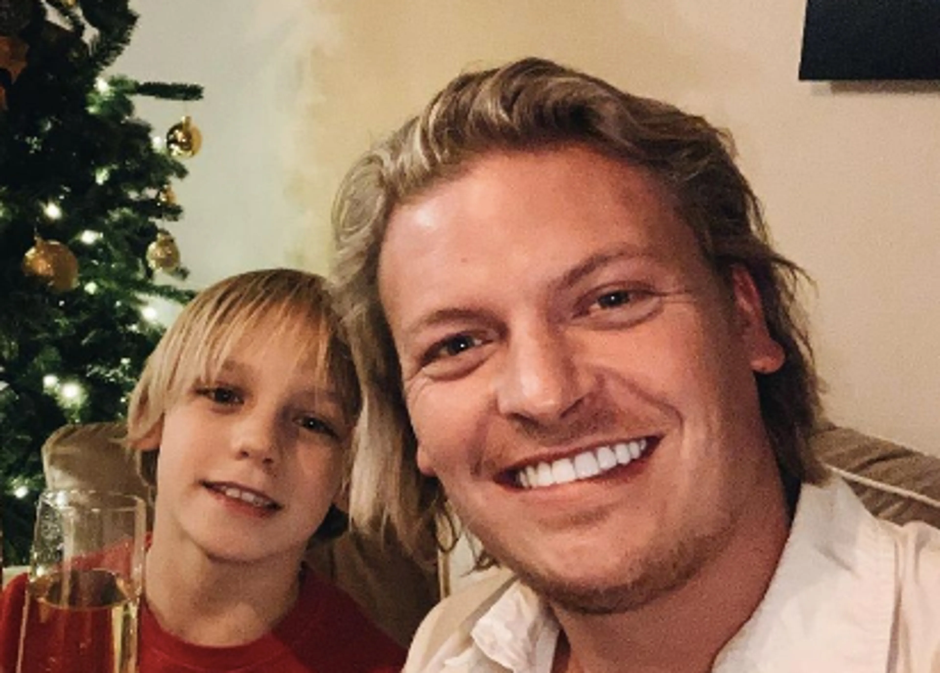 Lief: Thomas Berge eert jarige zoon