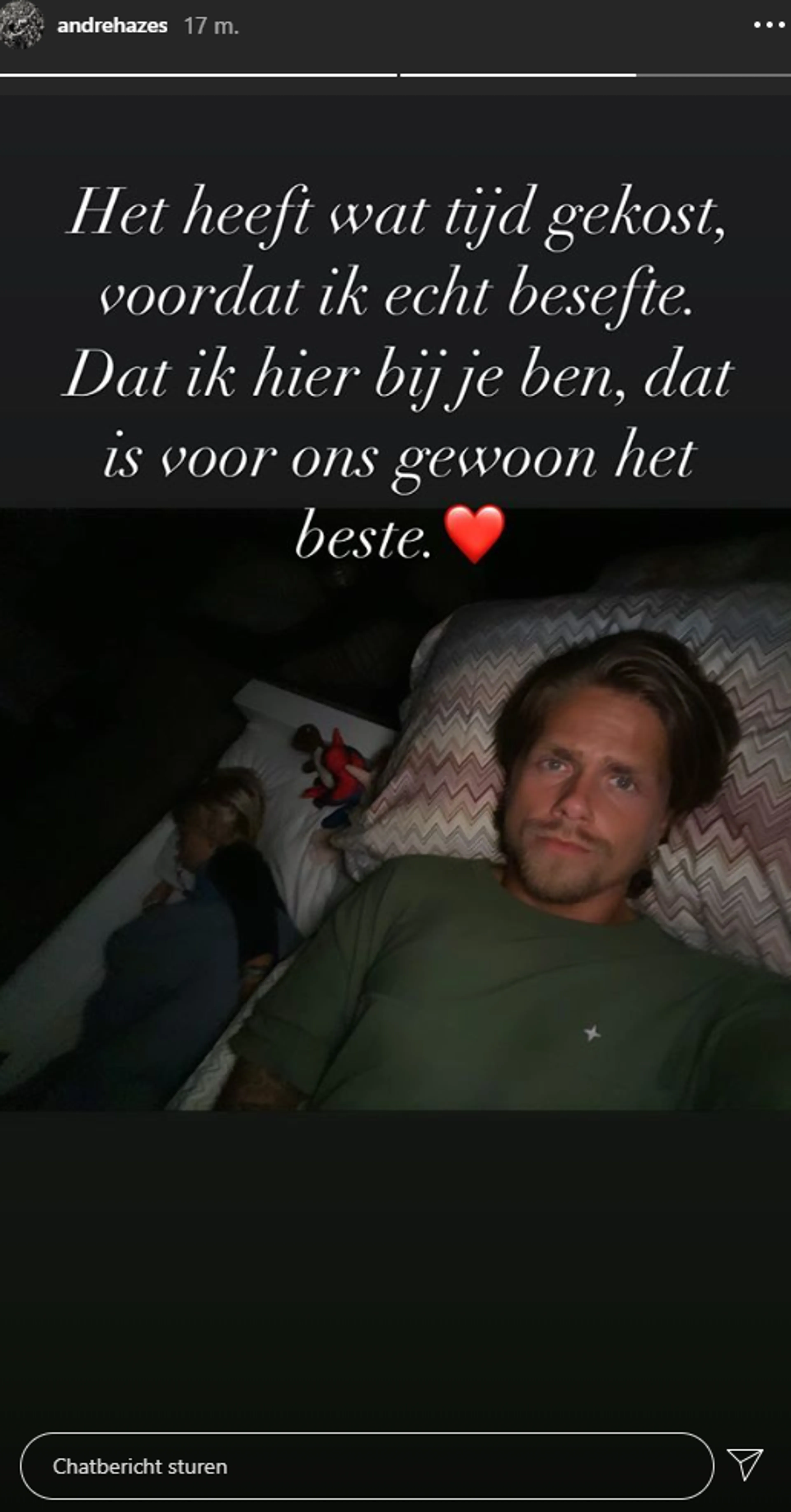 André Hazes emotioneel over zoontje