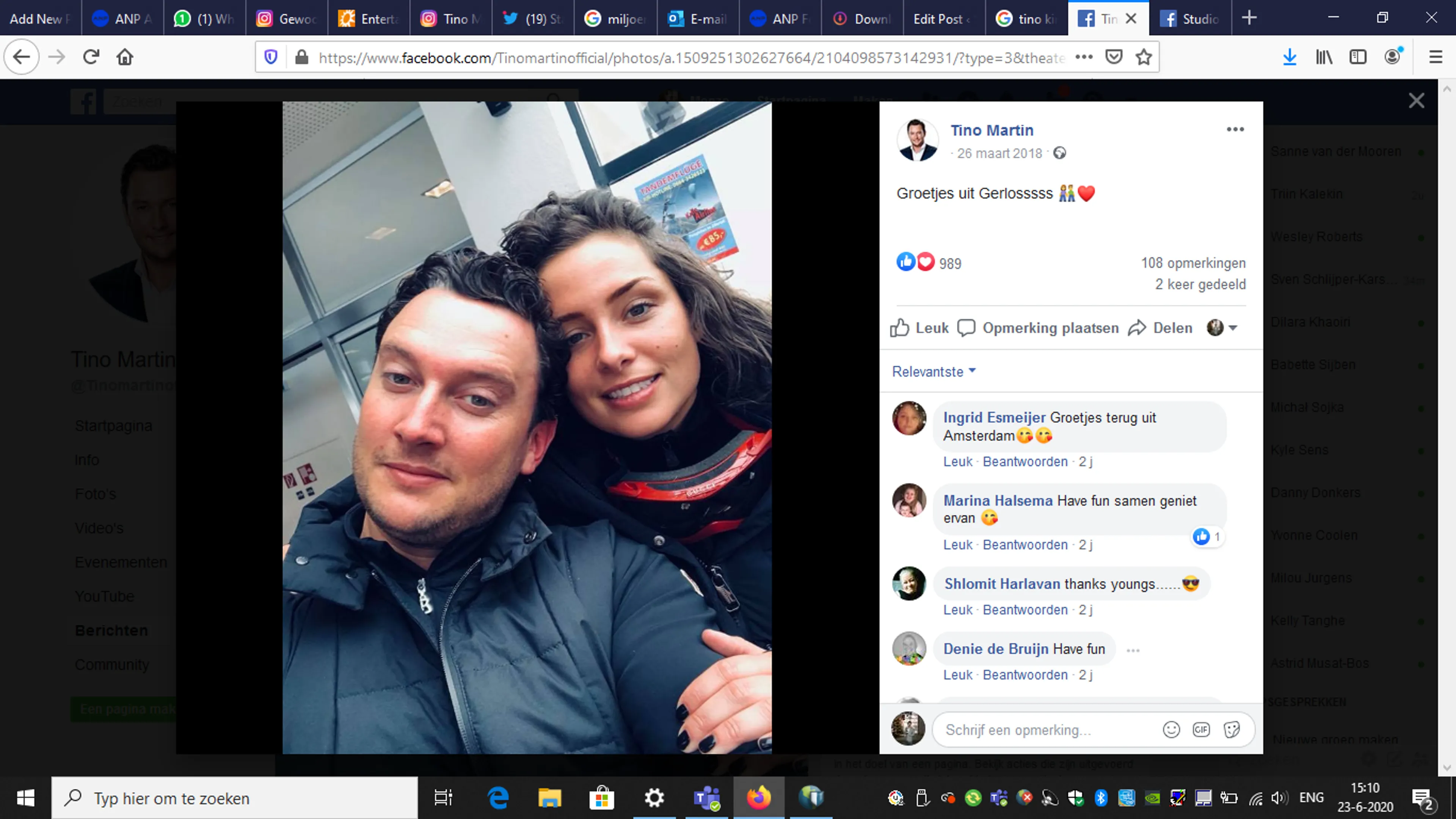 Zo dol is Tino Martin op Kimberley