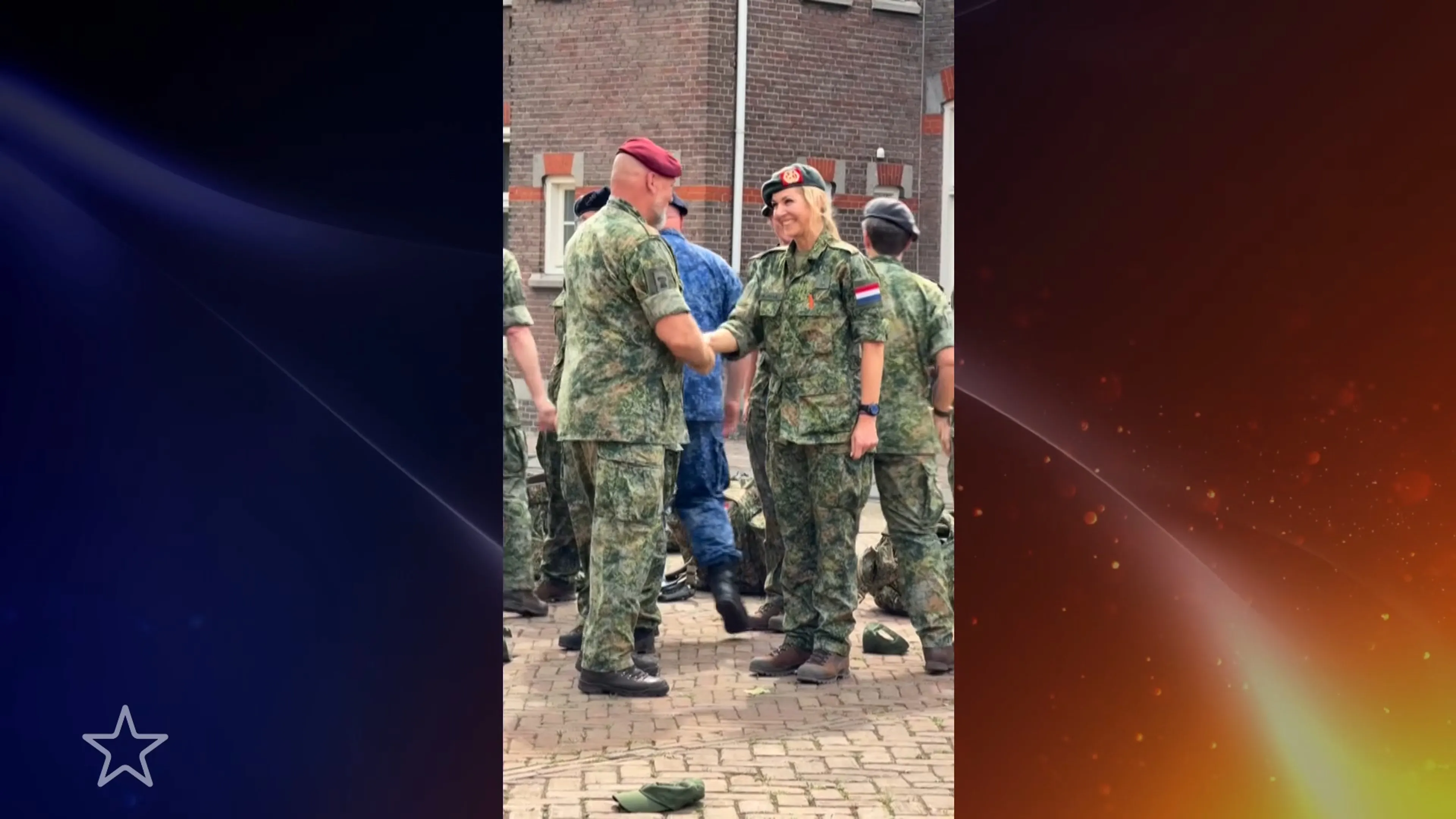 Koningin Máxima ontvangt haar eigen baret