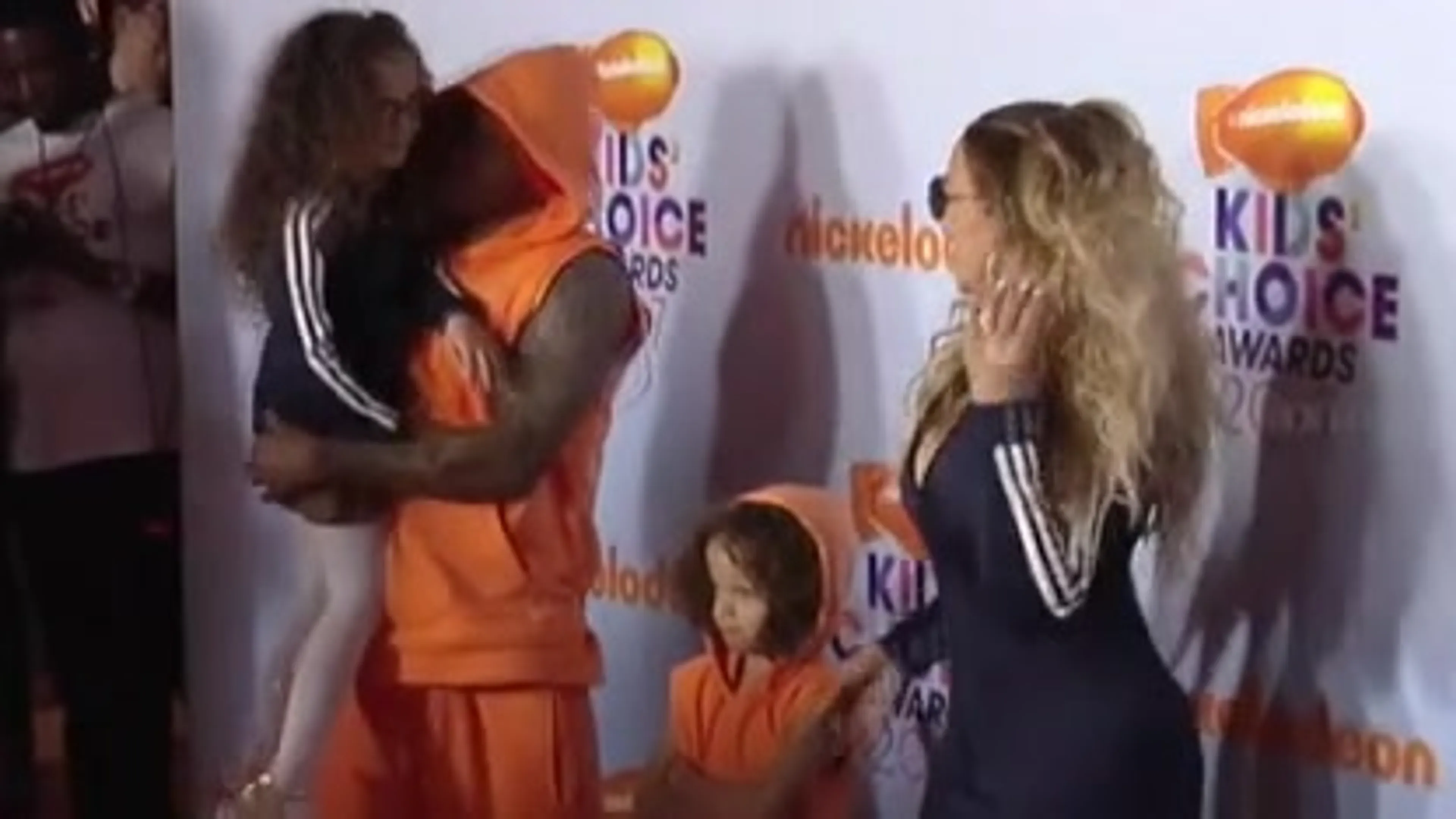 Mariah Carey met tweeling in Amsterdam!