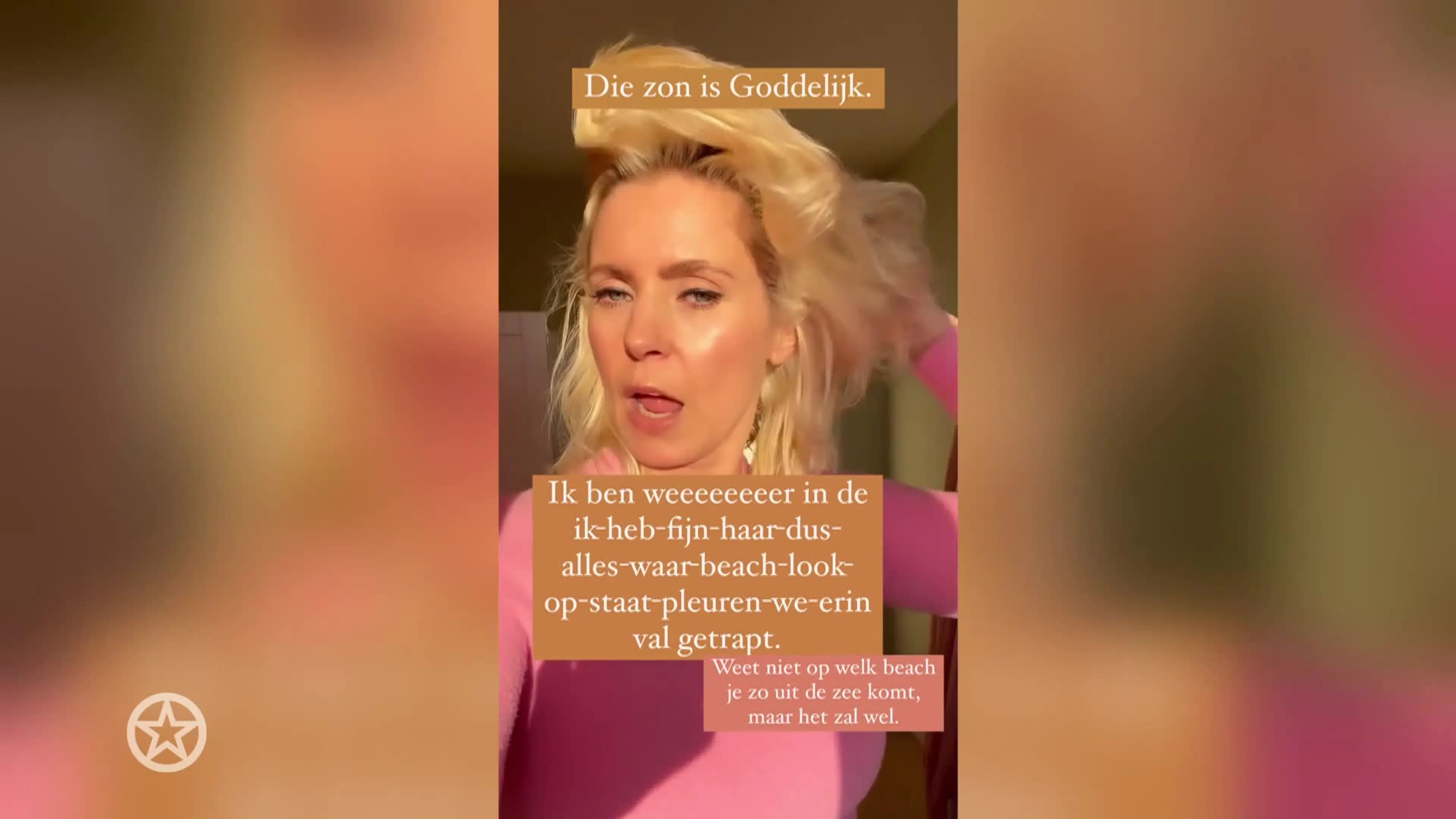 Geschrokken Bettina Holwerda baalt van nieuwe look