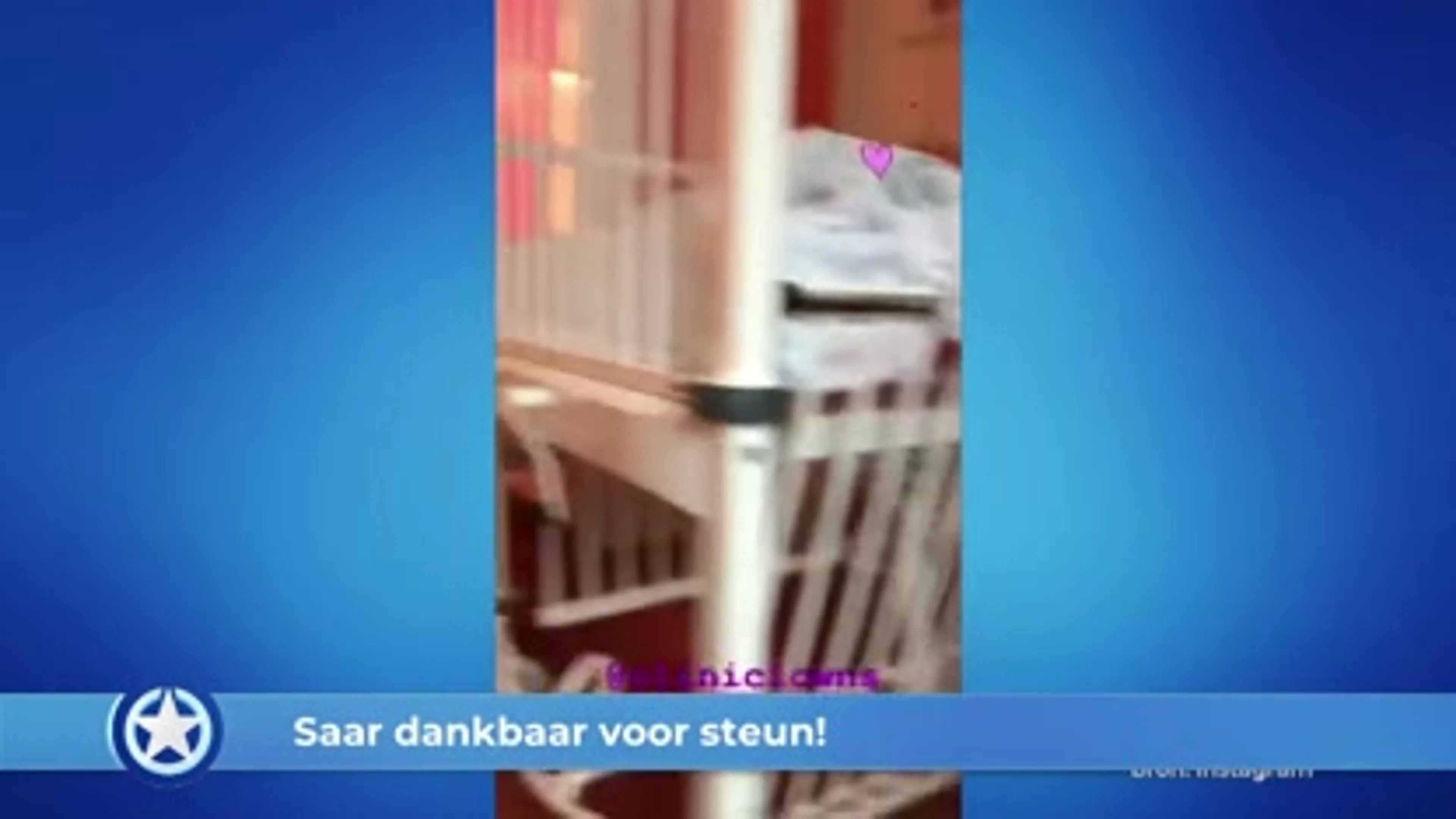 Show Update: Saar ontzettend dankbaar voor steun