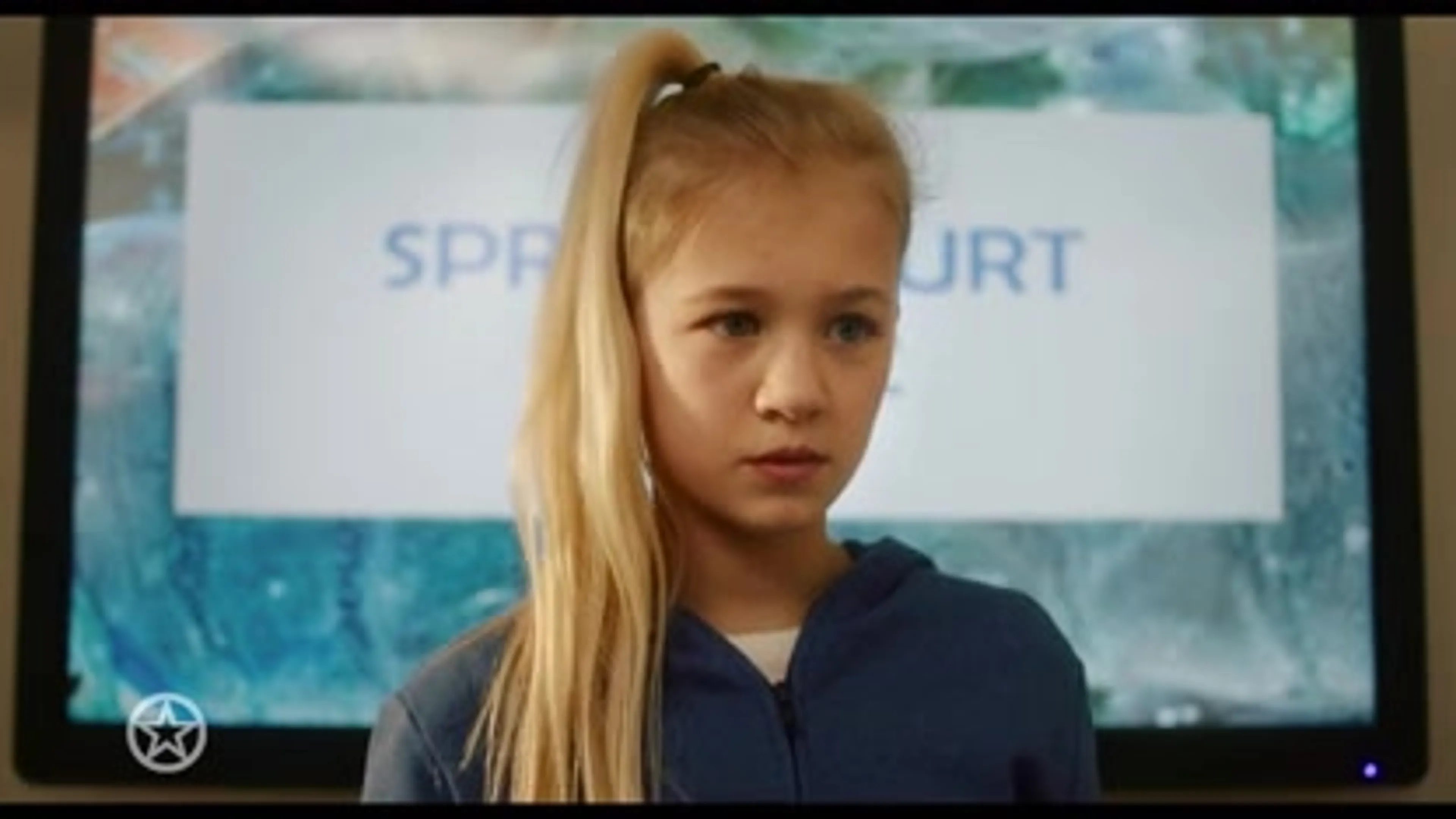 Isa Hoes in paniek tijdens filmopnames