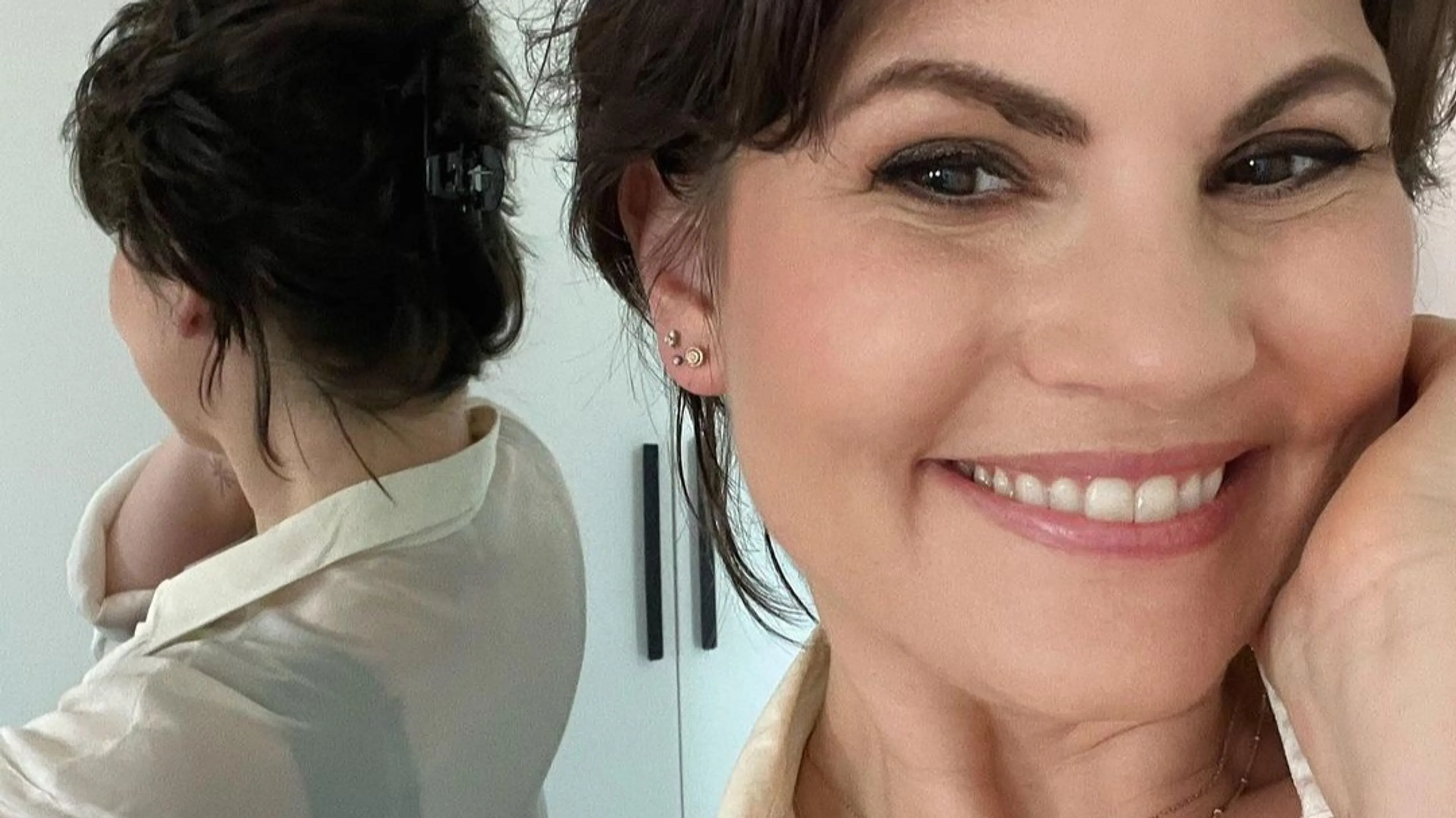 ZIEN: Linda Hakeboom heeft weer lange haren na kanker