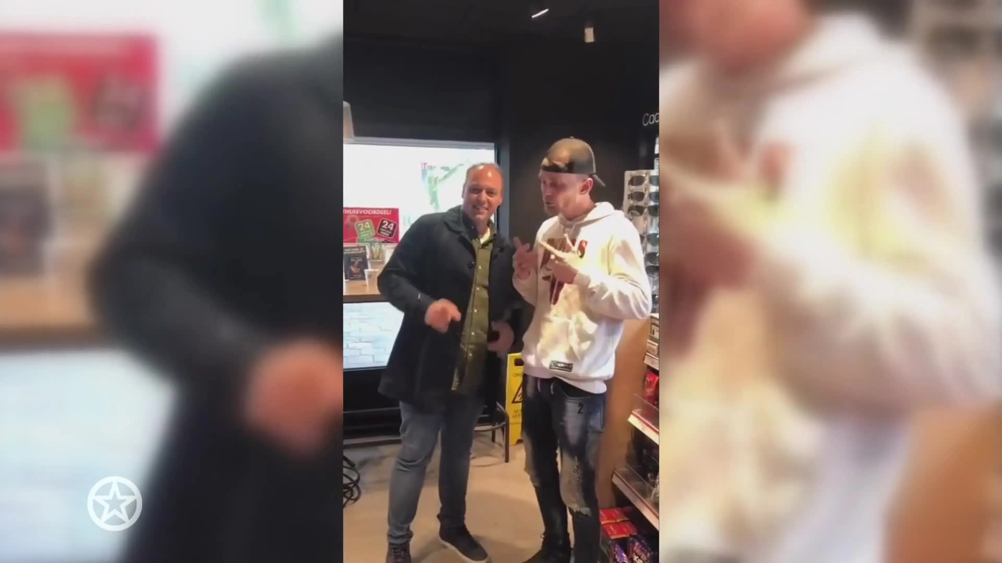 ZIEN: Frans Bauer geeft Hip-Hop concert bij het tankstation