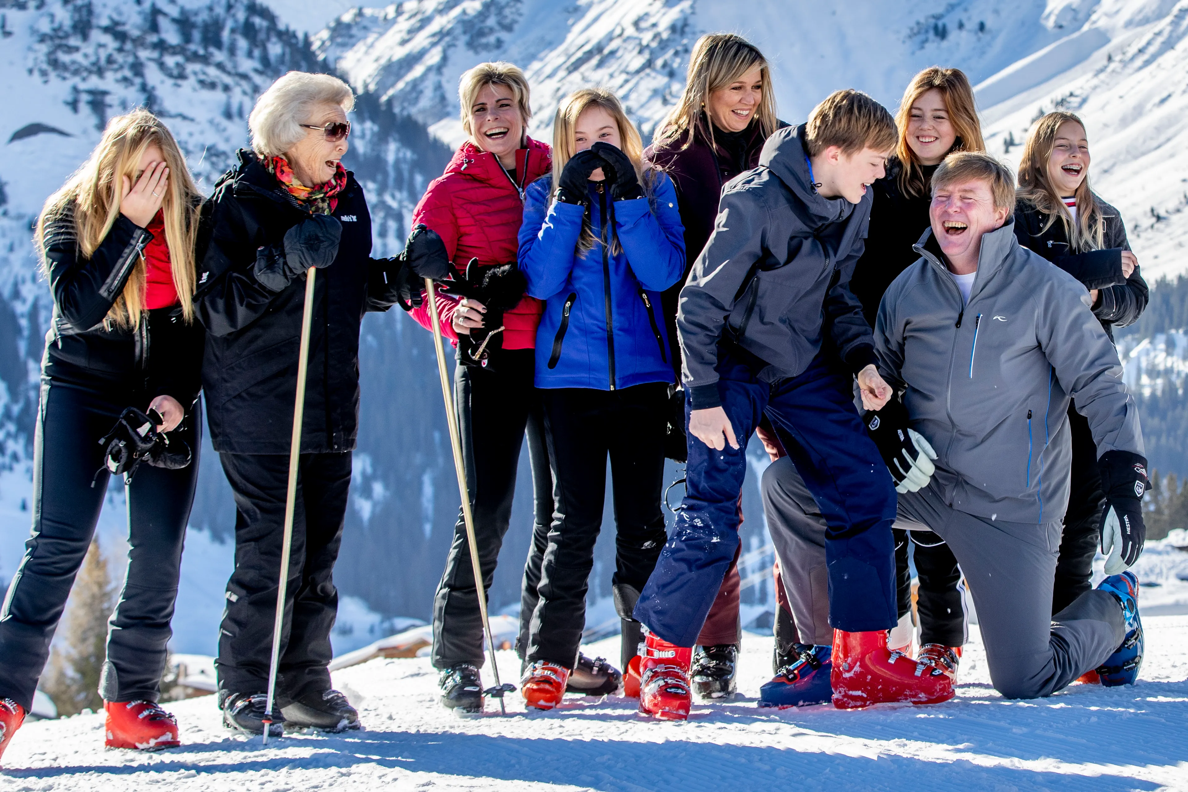 Oranjes kunnen in Lech genieten van verse sneeuw