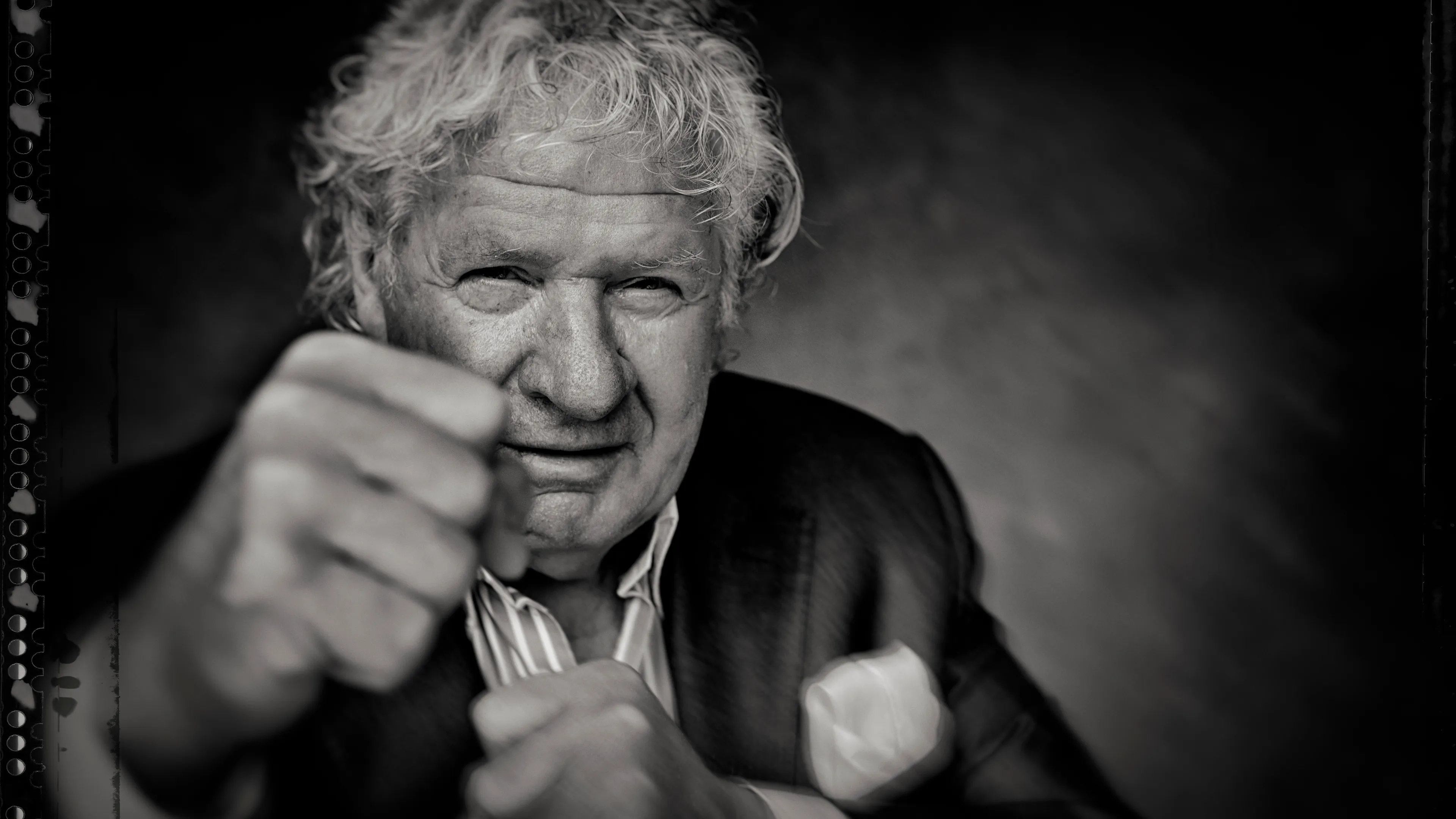 Willibrord Frequin op de gevoelige plaat