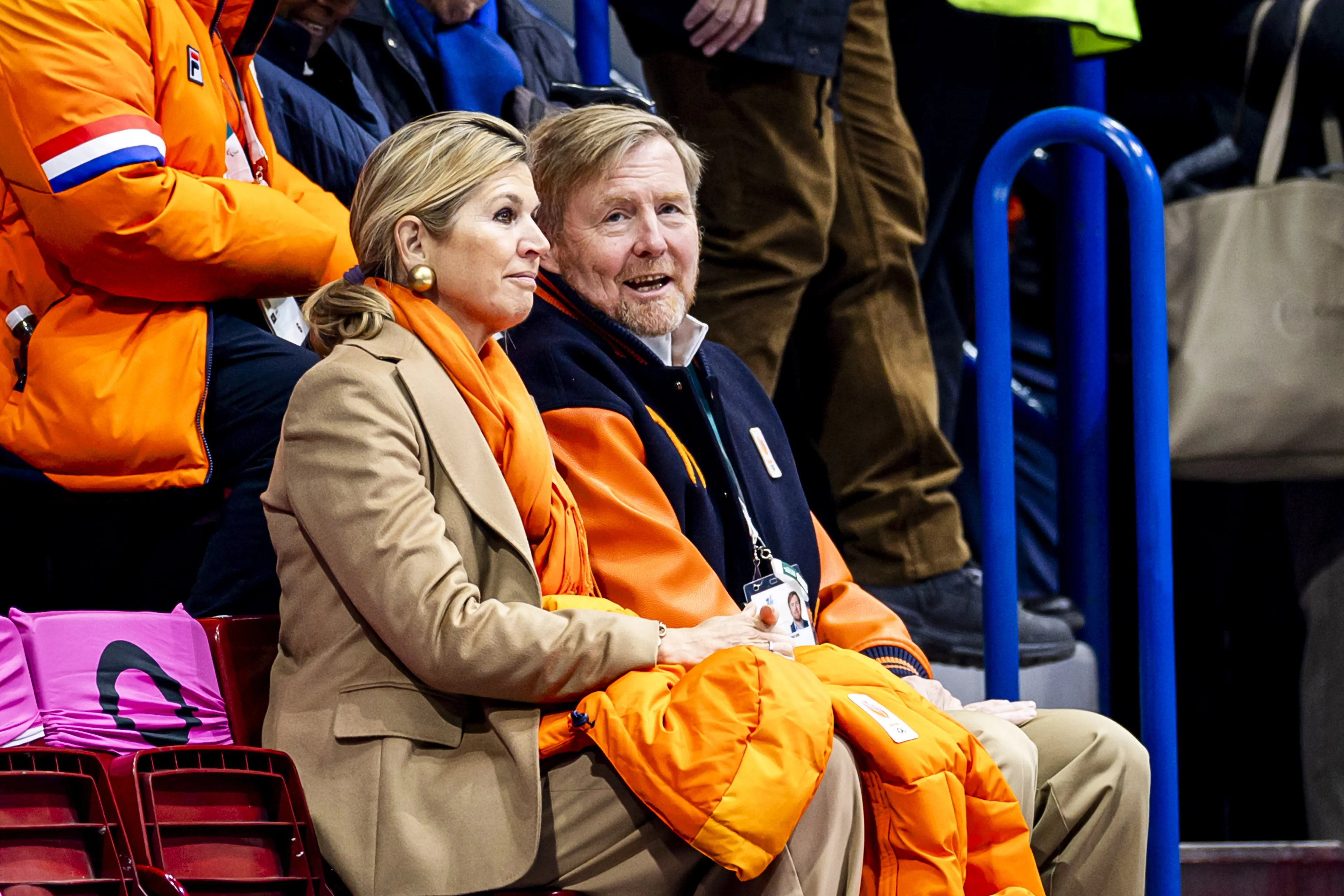 Koningspaar ontzettend trots op gouden plak Jens van ’t Wout
