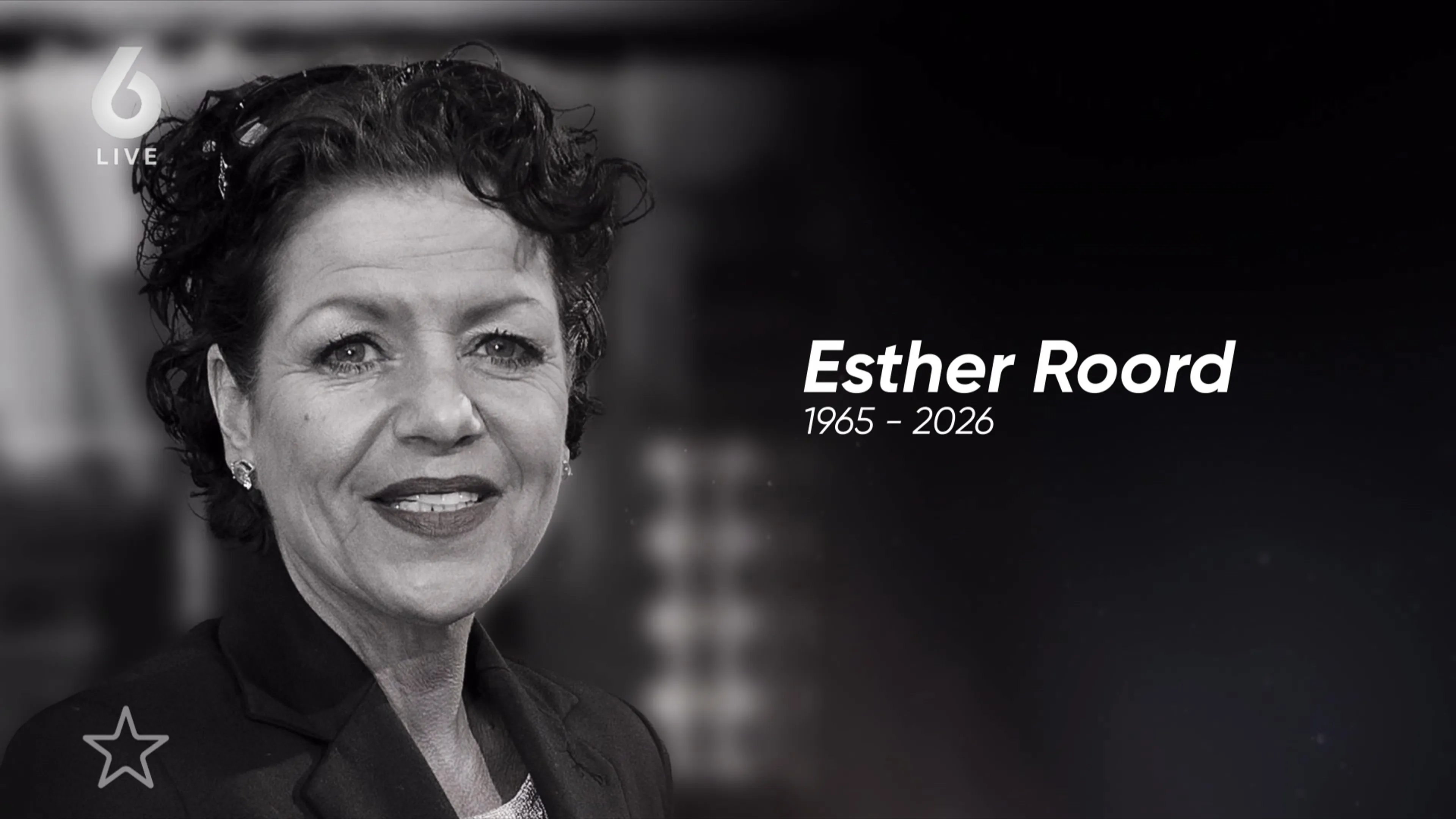 Esther Roord op 61-jarige leeftijd overleden
