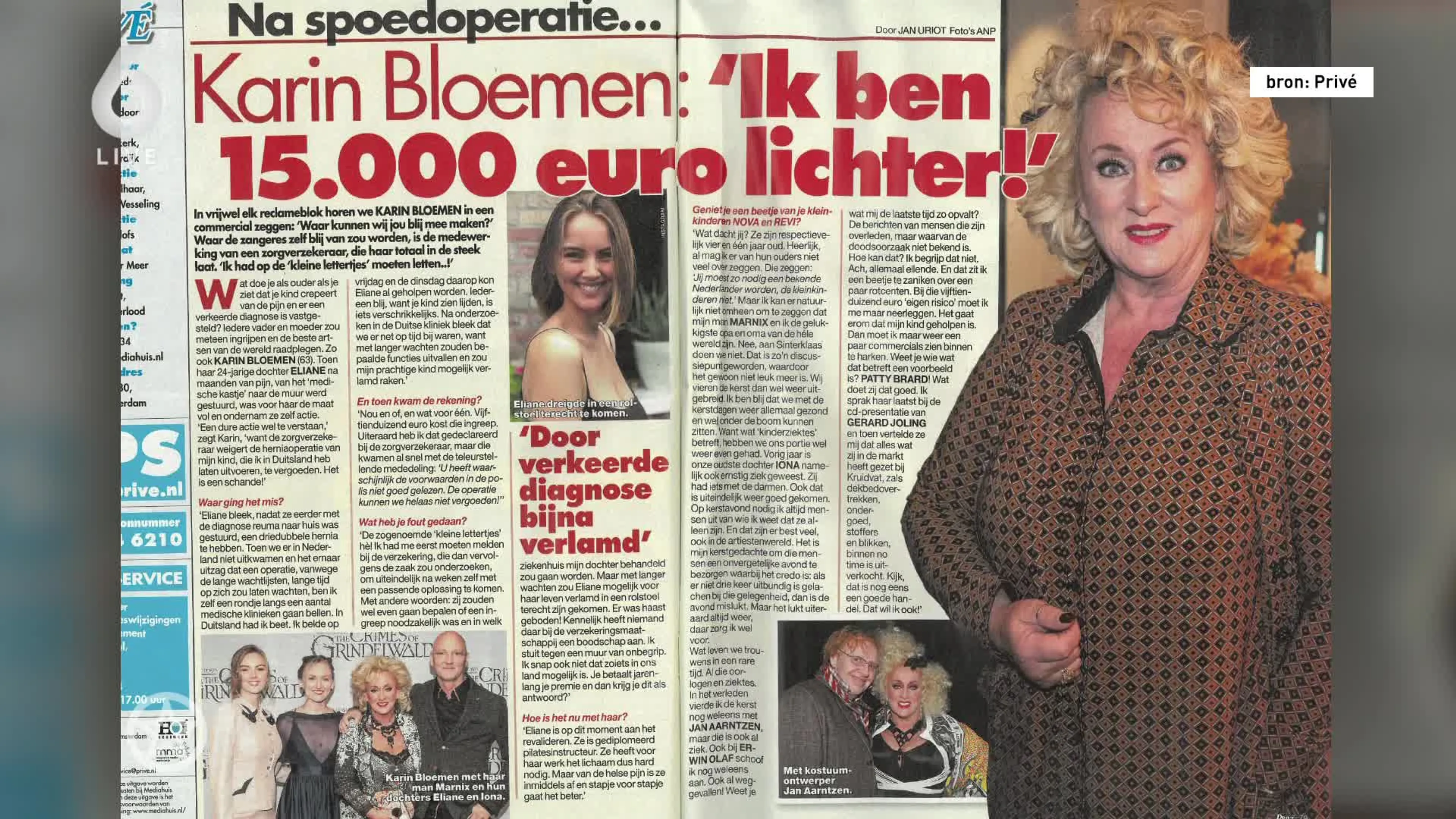 Karin Bloemen deelt akelig nieuws over haar dochter
