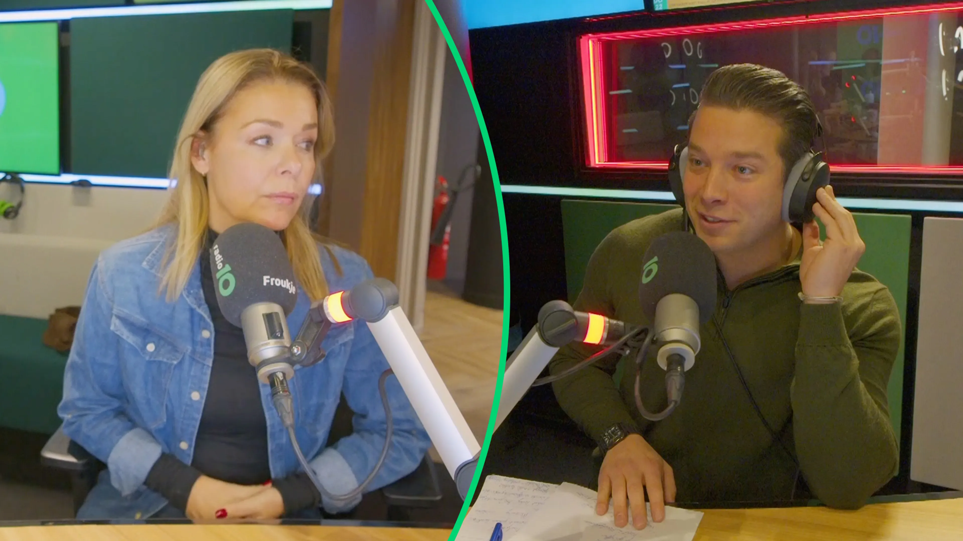 Thom Goderie bespreekt het laatste Shownieuws bij Gordon & Froukje (Radio 10)