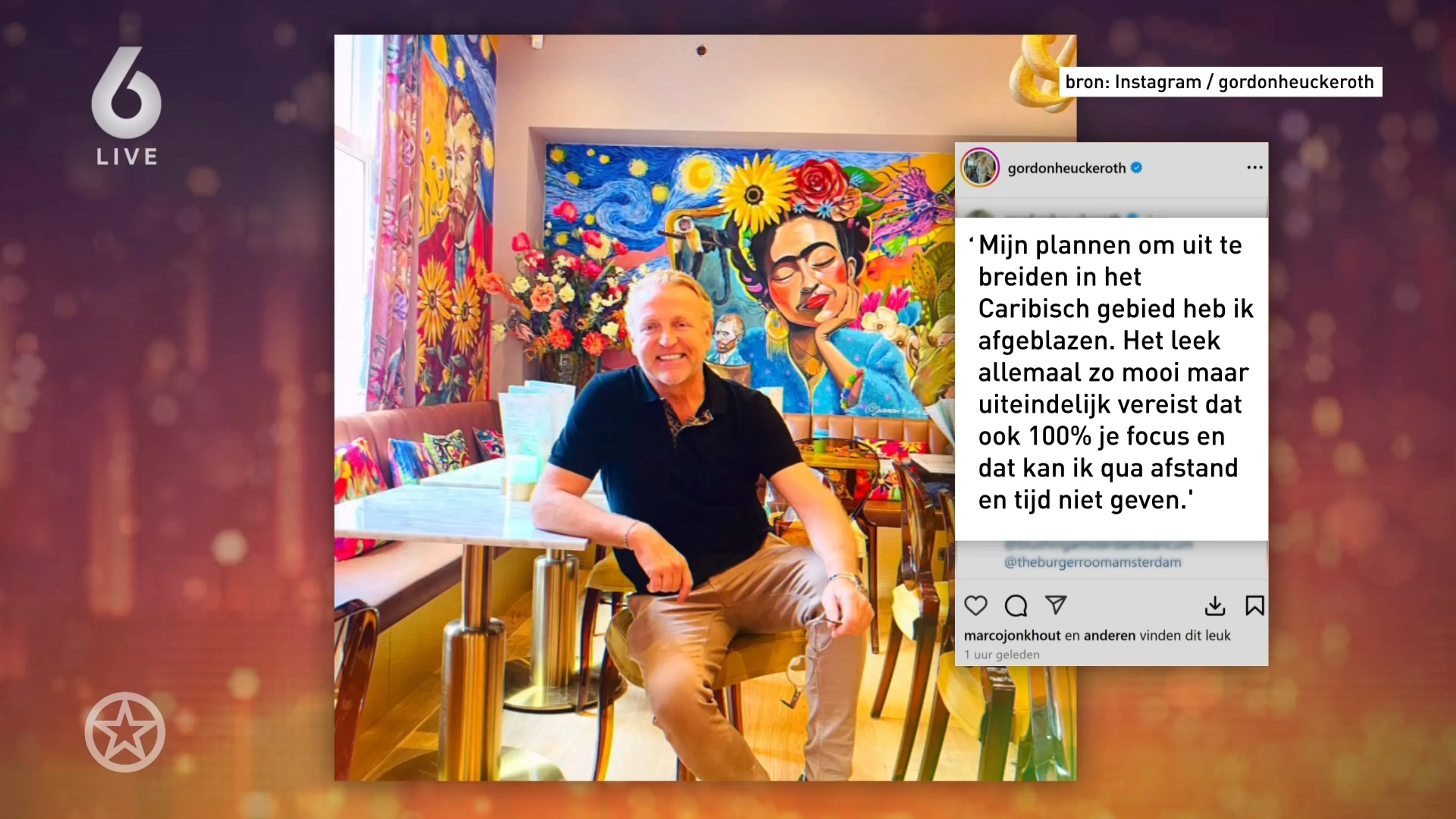 Gordon blaast plannen horecazaken Curaçao en Bonaire af en gaat weg uit Dubai