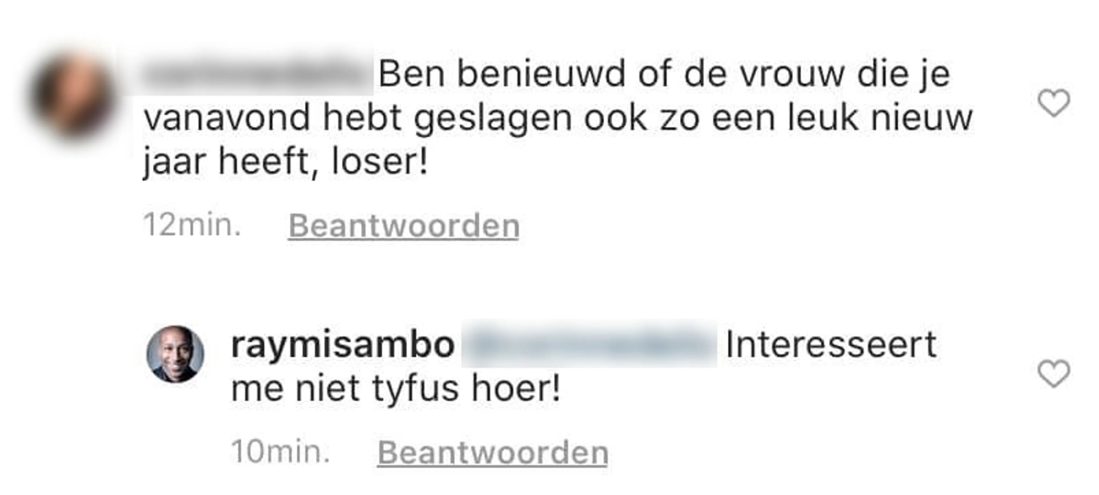 ZIEN: 'Mishandelaar' Raymi Sambo los in scheldpartijen op Instagram