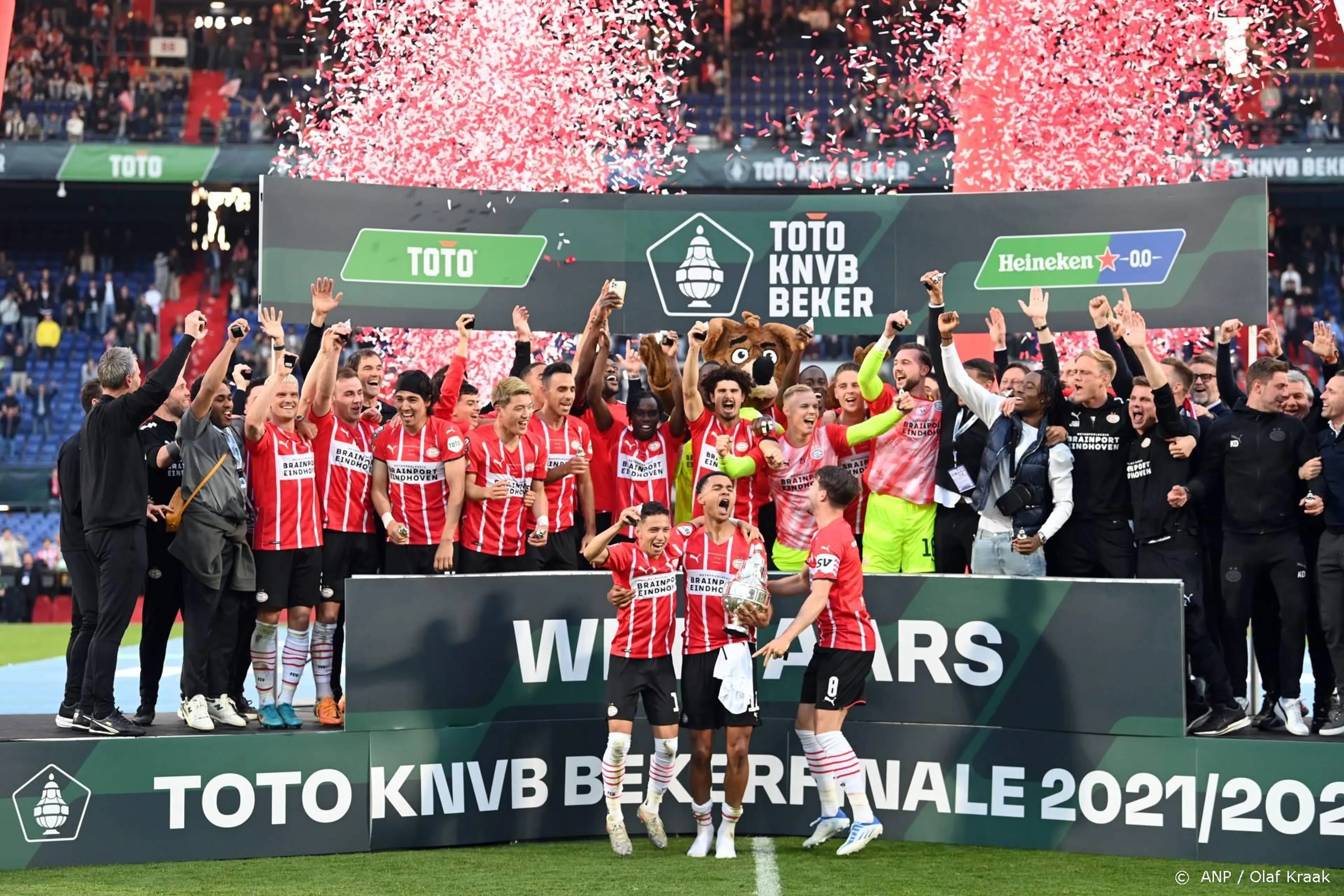 Zoveel mensen zien PSV beker winnen