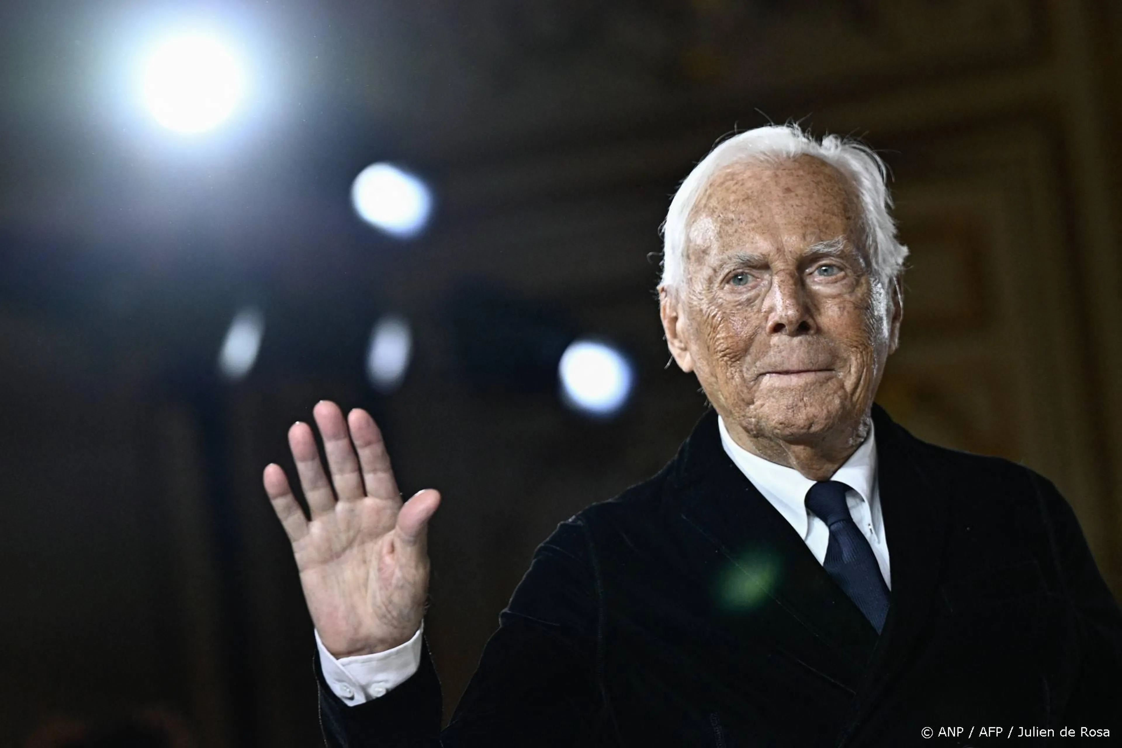 Speciaal eerbetoon aan Giorgio Armani