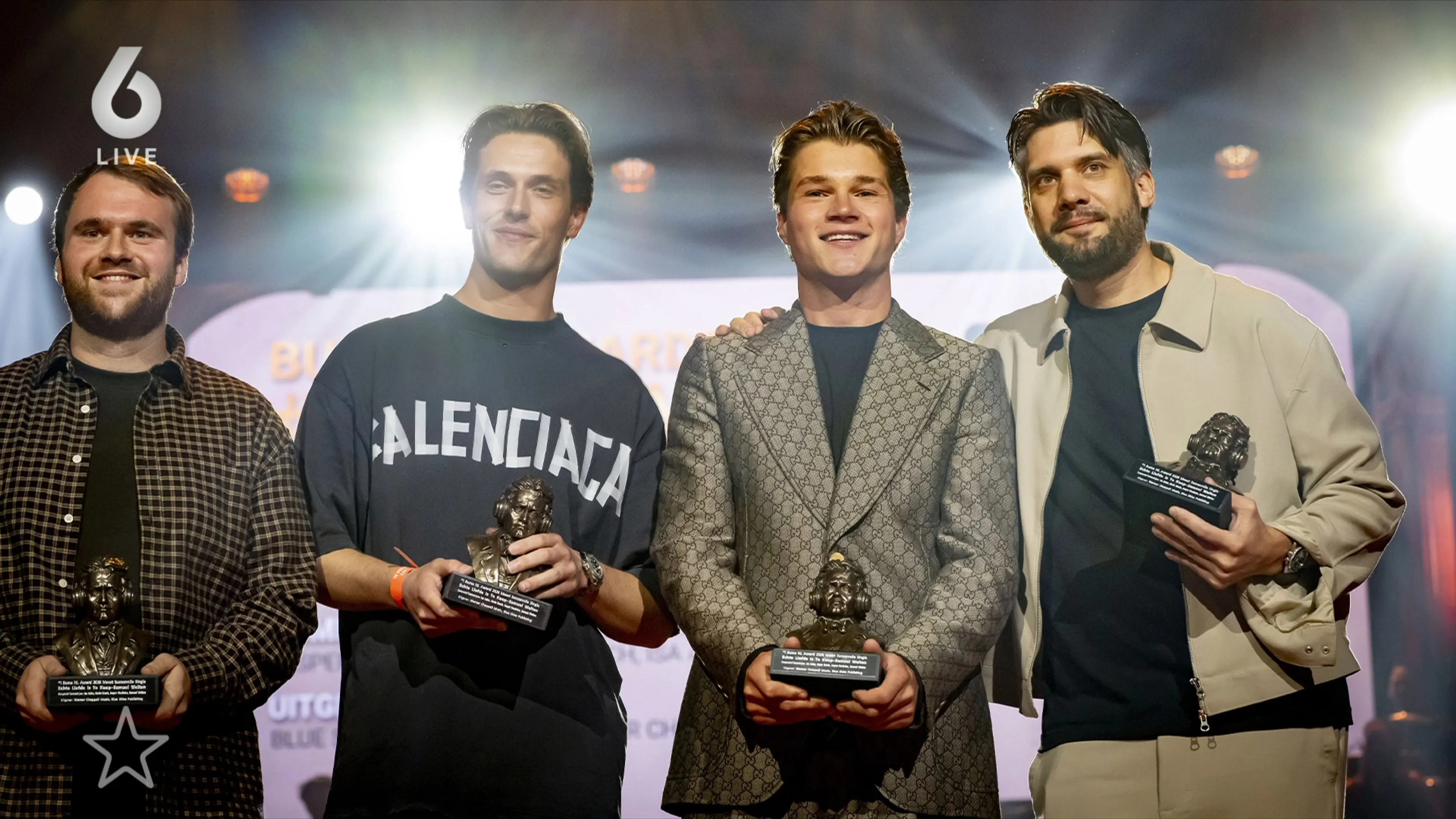 Buma NL Awards 2026: Samuel Welten grote winnaar, nieuwe René Karst Award