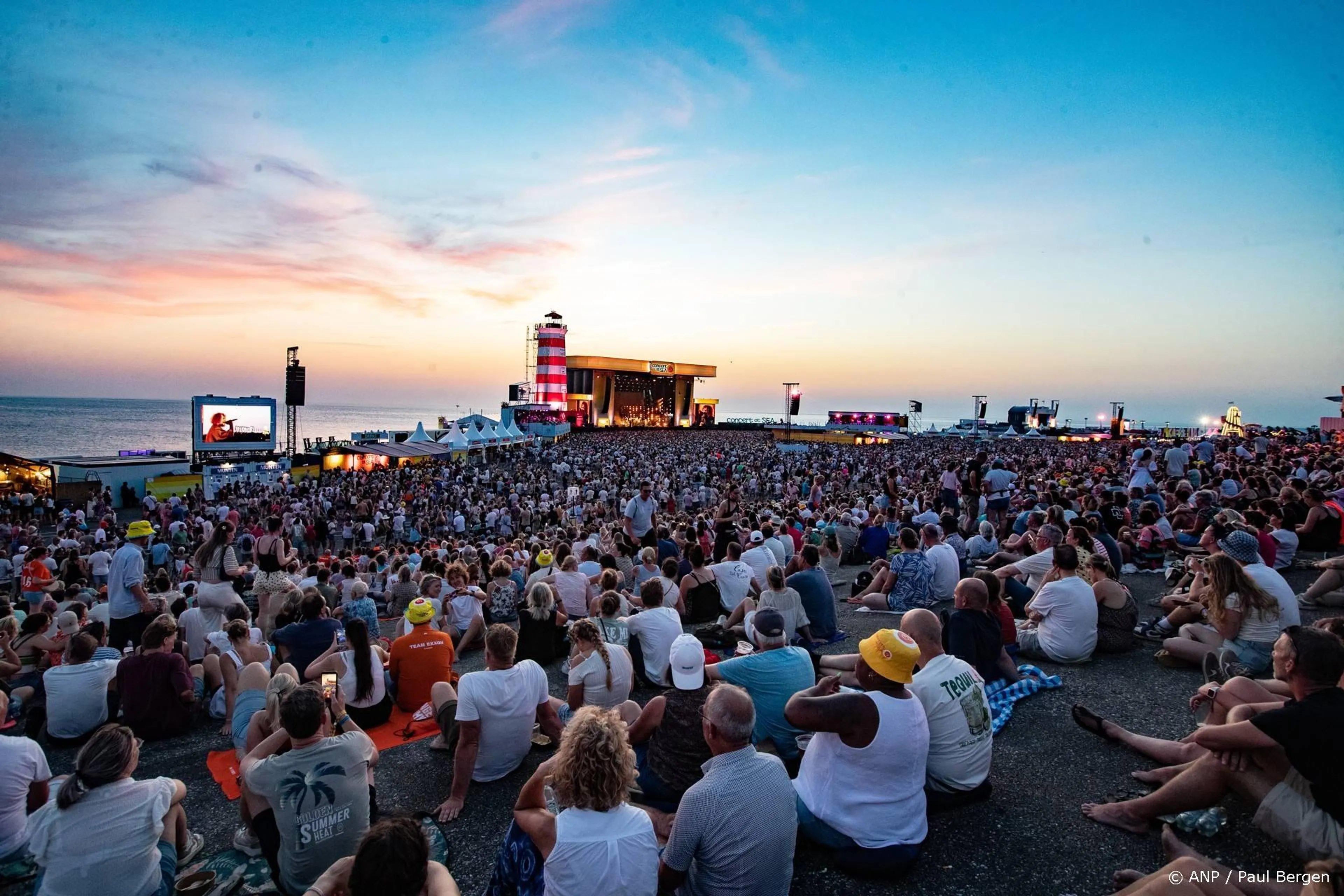Technische problemen na blikseminslag Concert at SEA