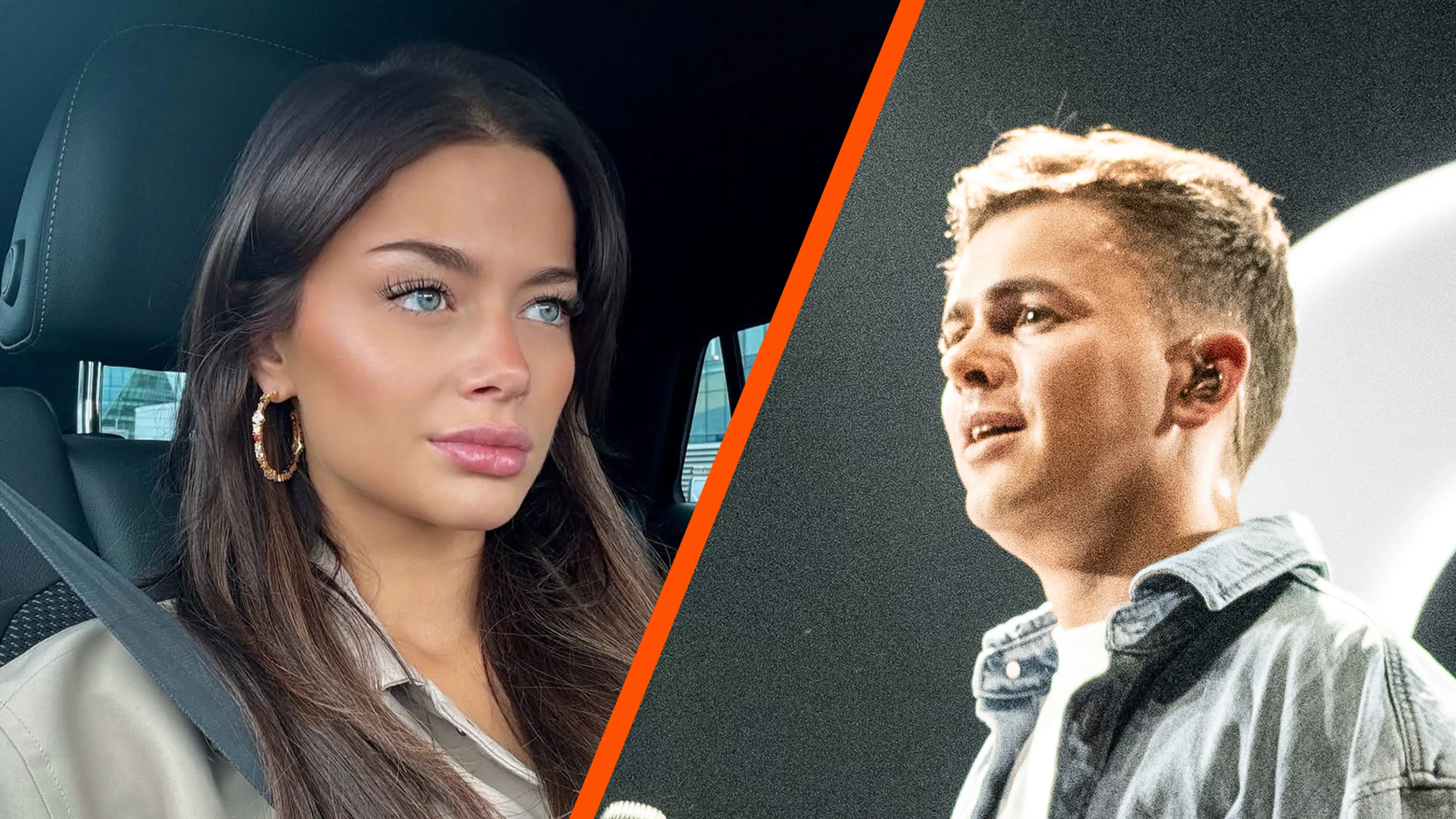 Zien: Flemming en Stefania zoenend gespot