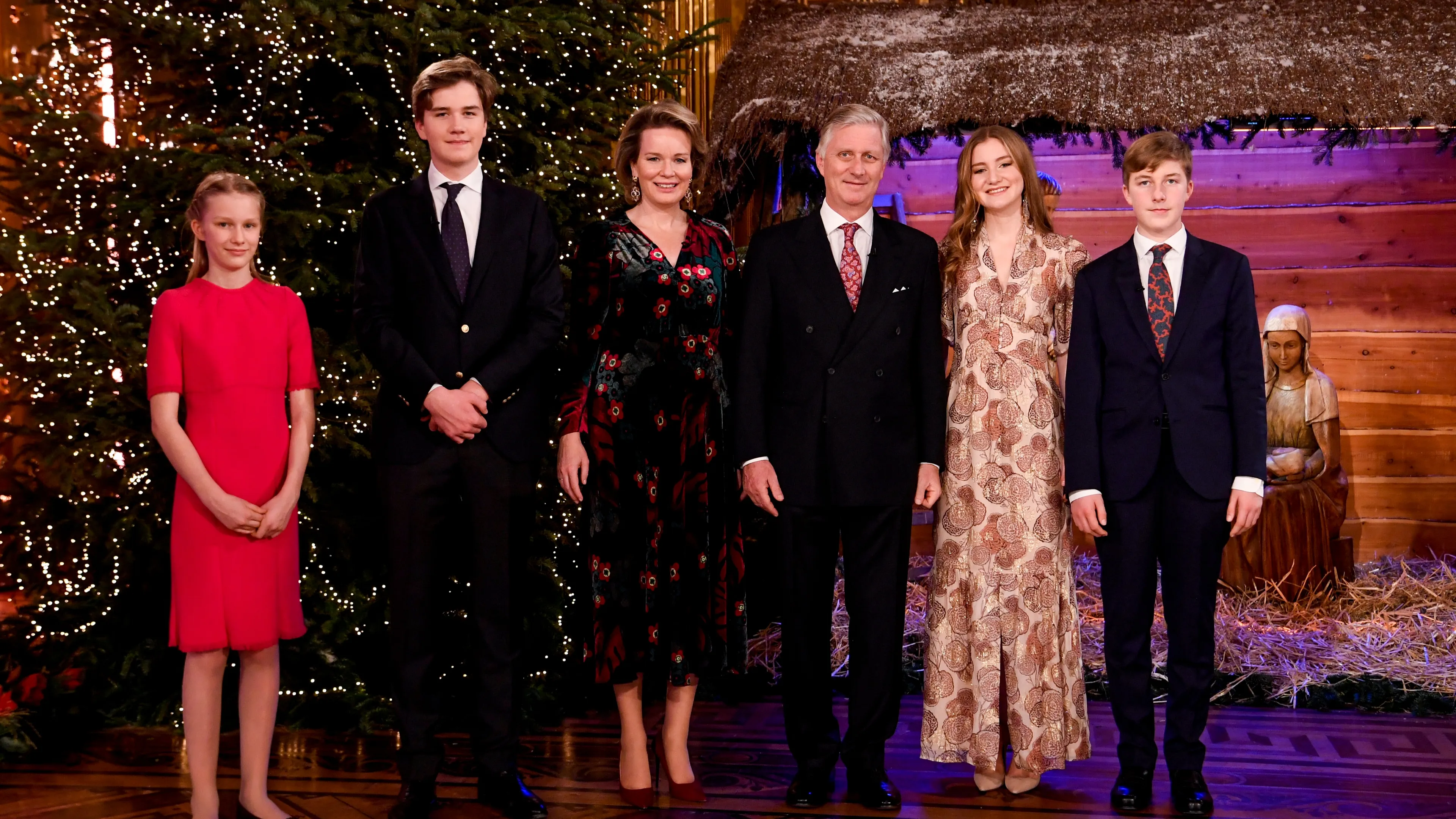 Belgische hof onthult kerstfoto