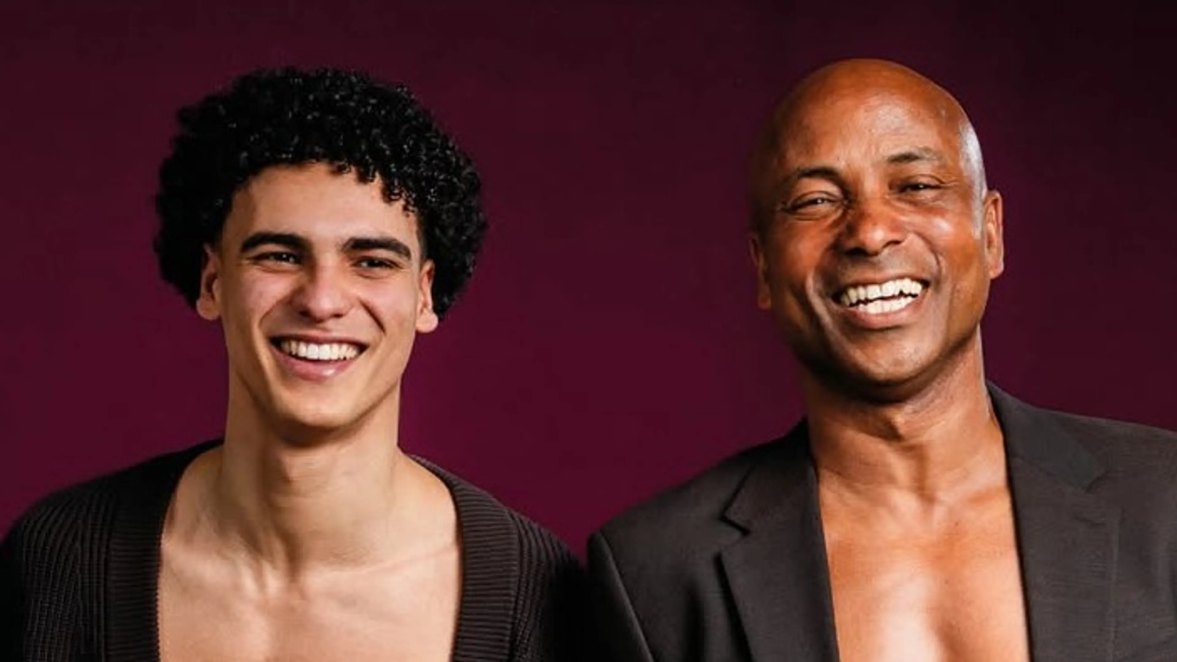 Humberto Tan en zoon Benjamin afgetraind op Men's Health-cover 