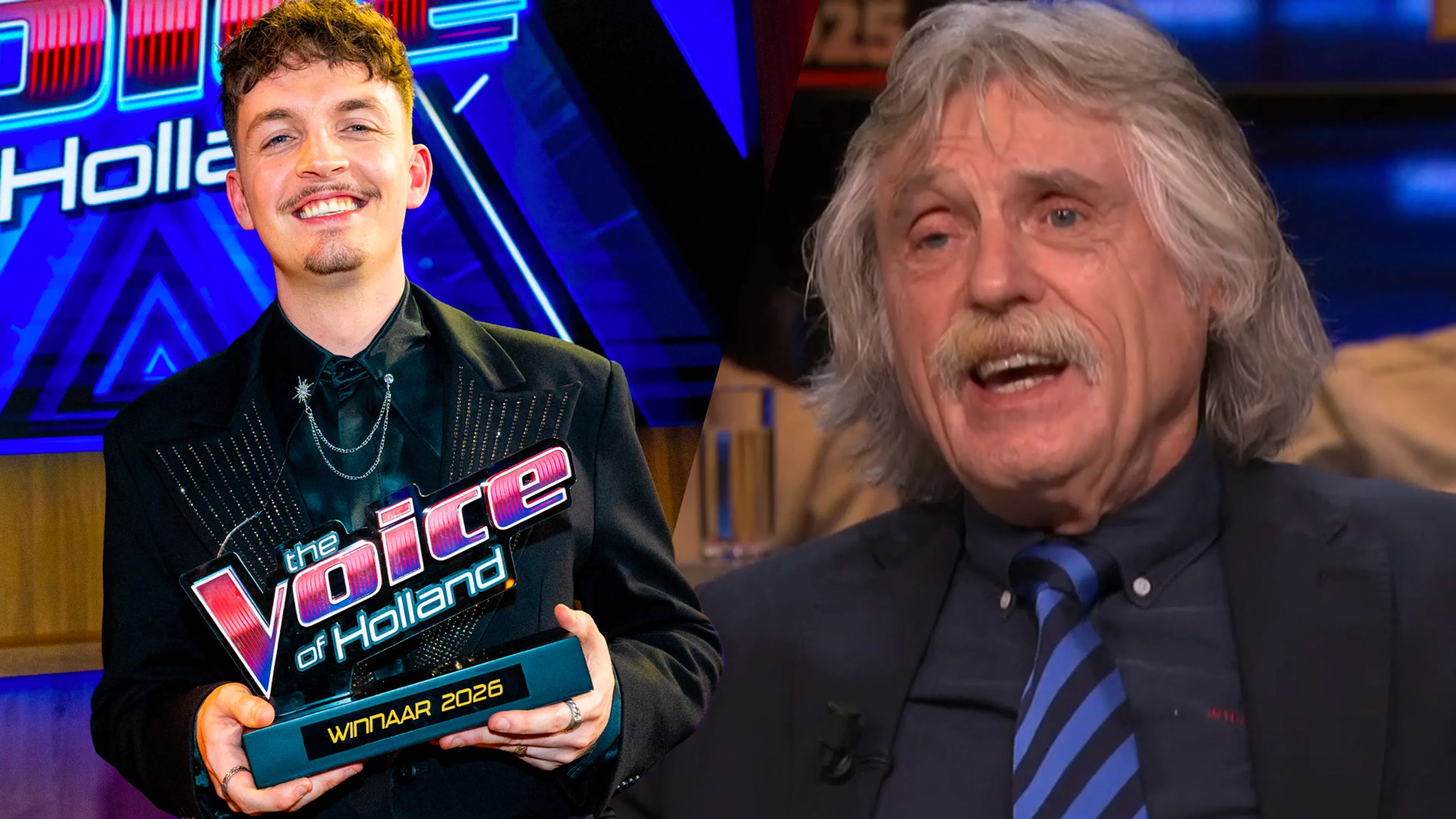 Johan Derksen baalt dat finaliste Sanne The Voice of Holland niet heeft gewonnen