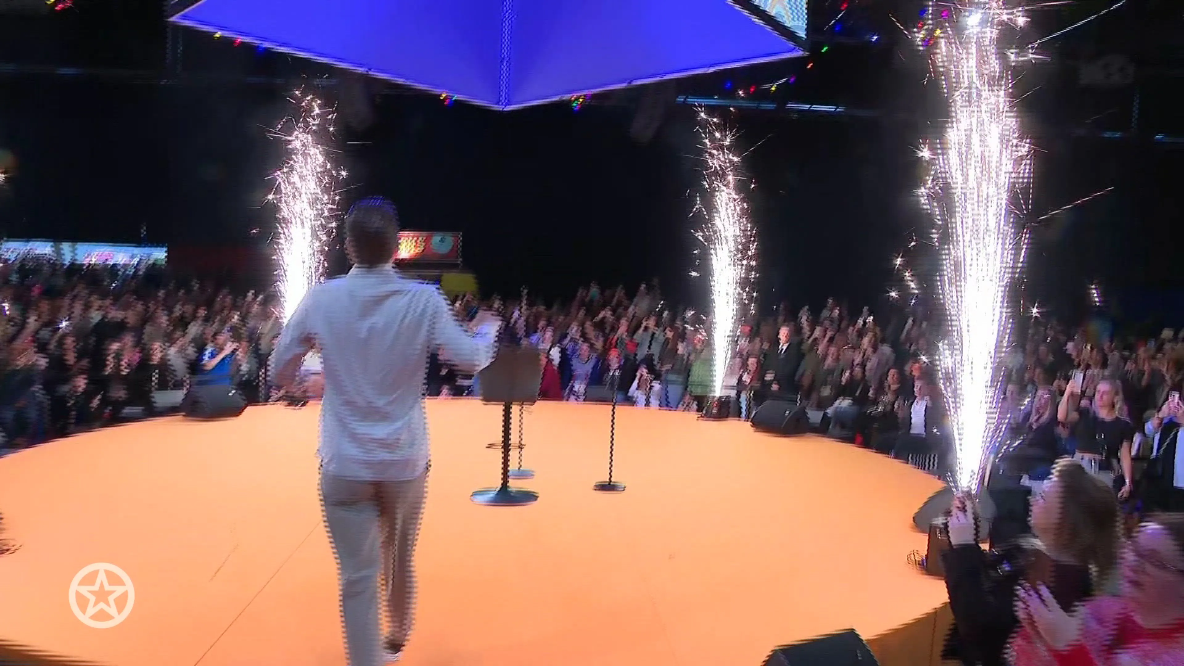 Mart Hoogkamer straalt op de huishoudbeurs