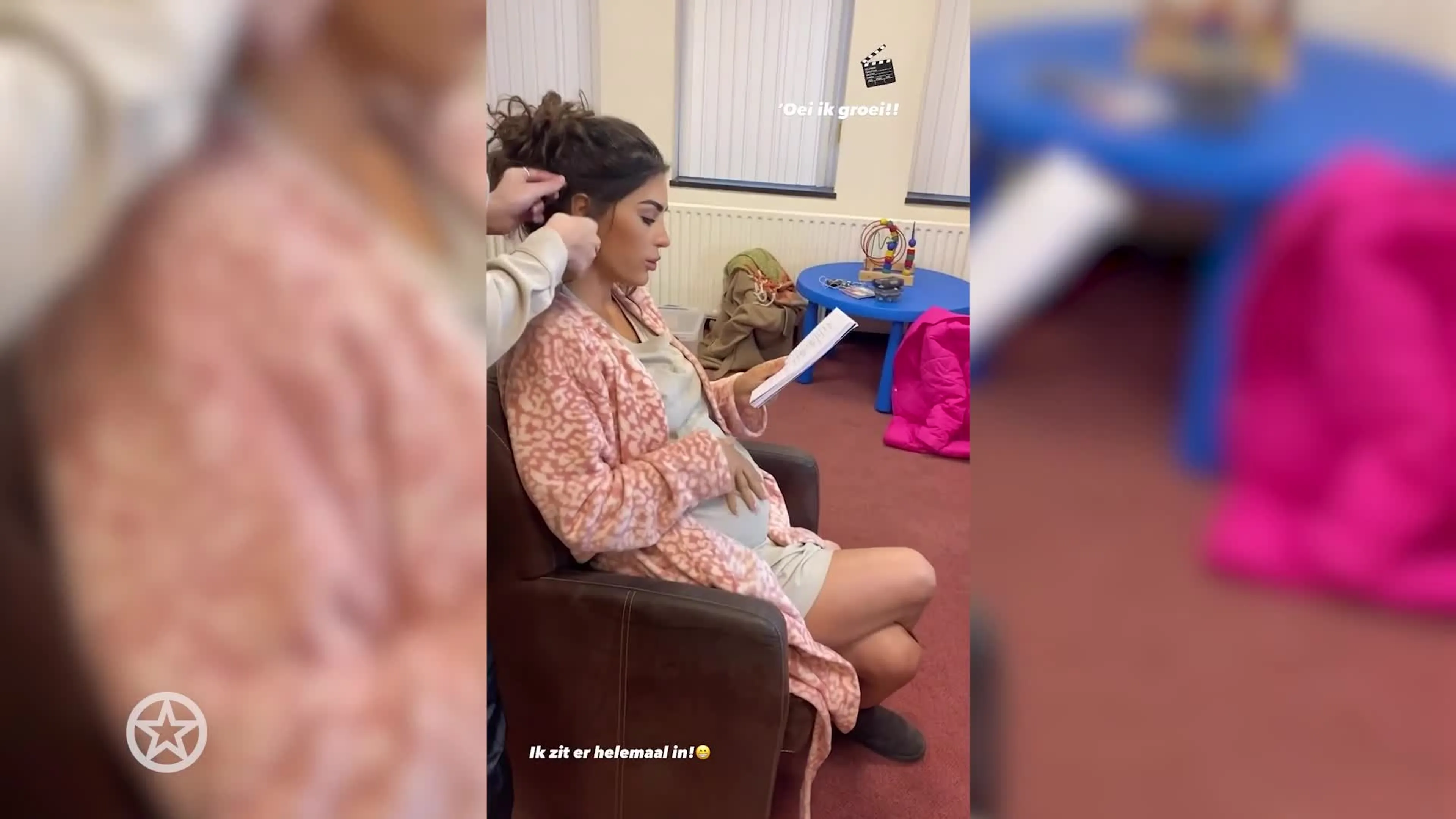 Yolanthe Cabau zit helemaal in haar rol